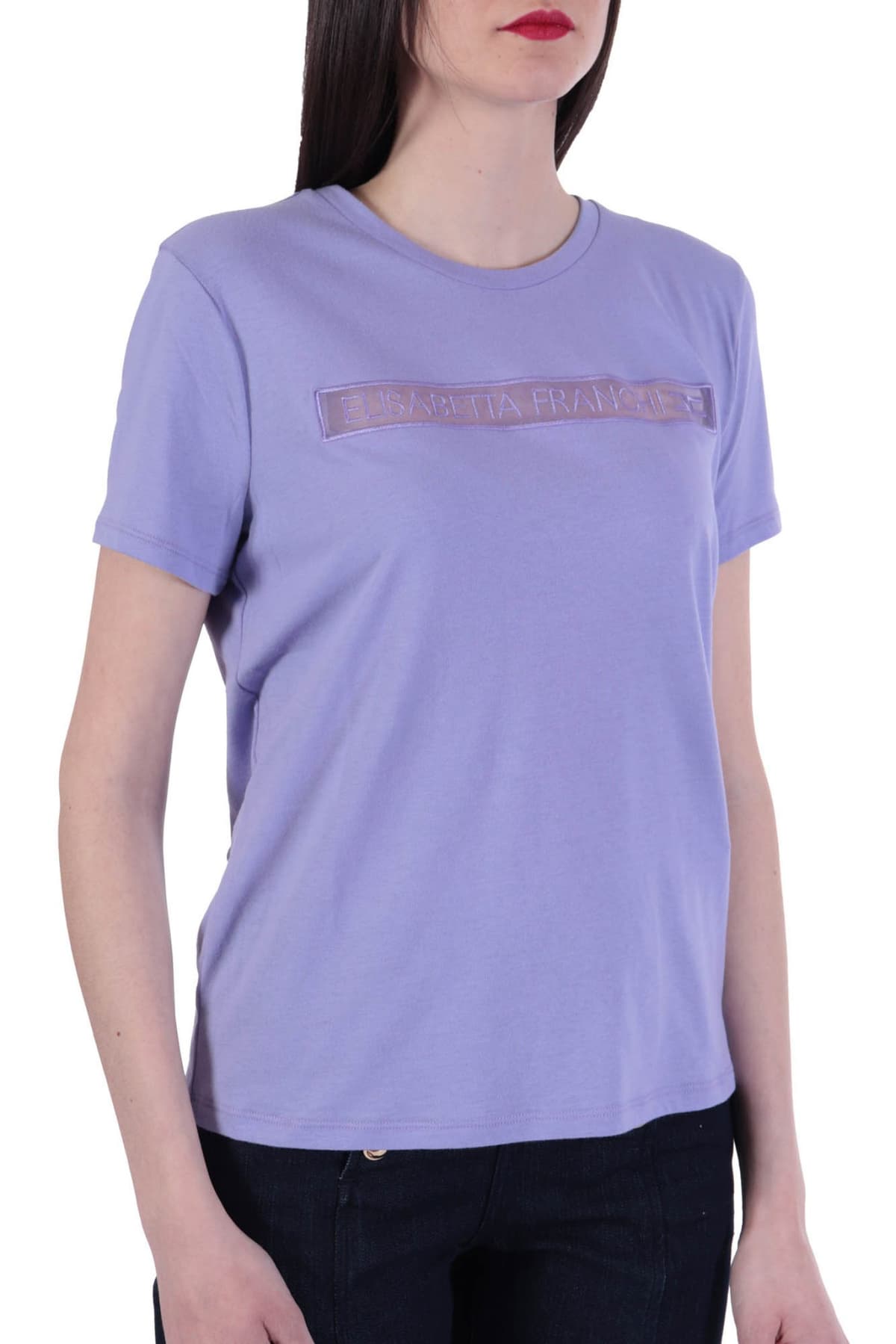ELISABETTA FRANCHI T-SHIRT LOGO ΛΕΒΑΝΤΑ