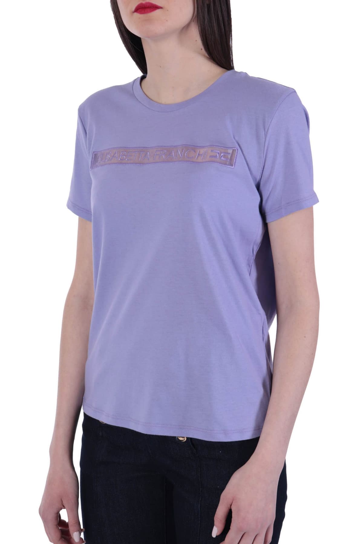 ELISABETTA FRANCHI T-SHIRT LOGO ΛΕΒΑΝΤΑ