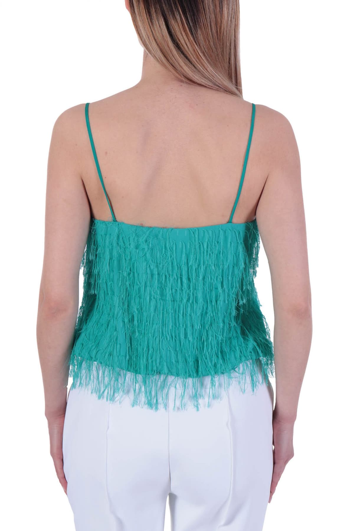 PINKO TOP SFARZOZO ΤΙΡΑΝΤΑ ΚΡΟΣΣΙΑ ΠΡΑΣΙΝΟ
