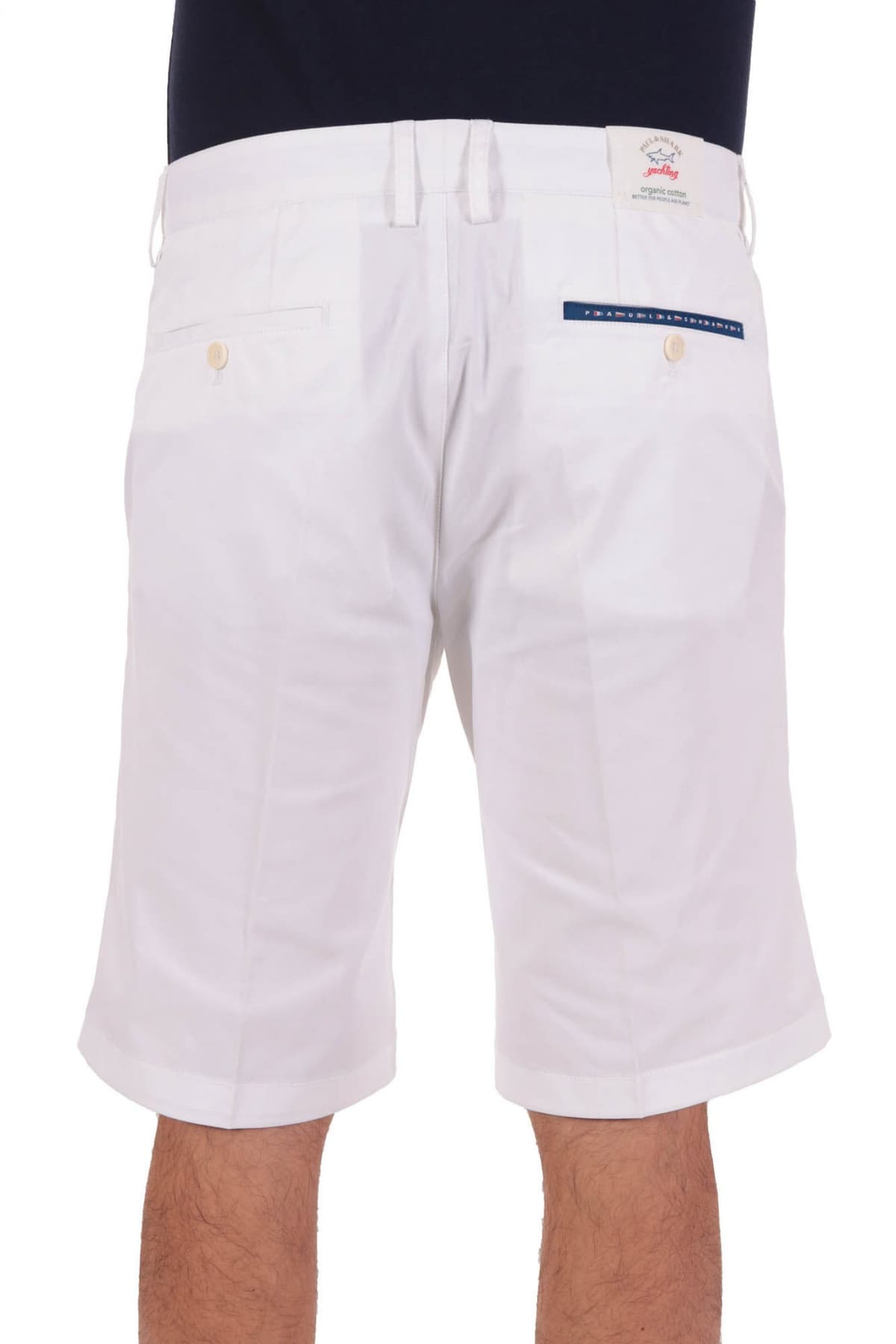 PAUL&SHARK ΒΕΡΜΟΥΔΑ CHINO ΛΕΥΚΟ