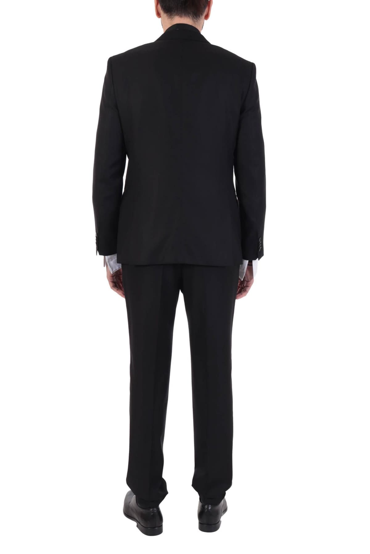 BOSS ΚΟΣΤΟΥΜΙ SUPER 130 CARLO BARBERA HUGE6/GENIUS5 SLIM FIT ΜΑΥΡΟ