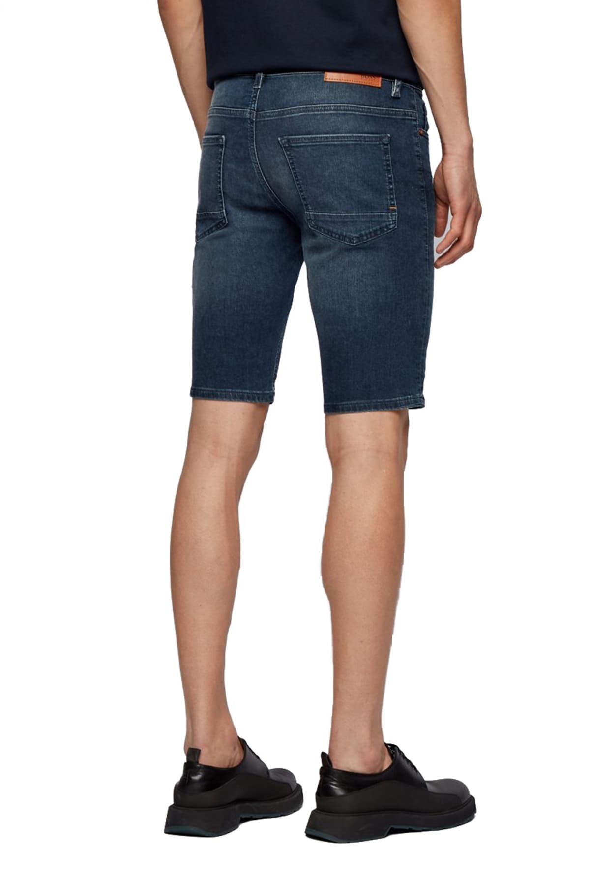 BOSS ΒΕΡΜΟΥΔΑ JEANS DELAWARE SLIM FIT ΜΠΛΕ