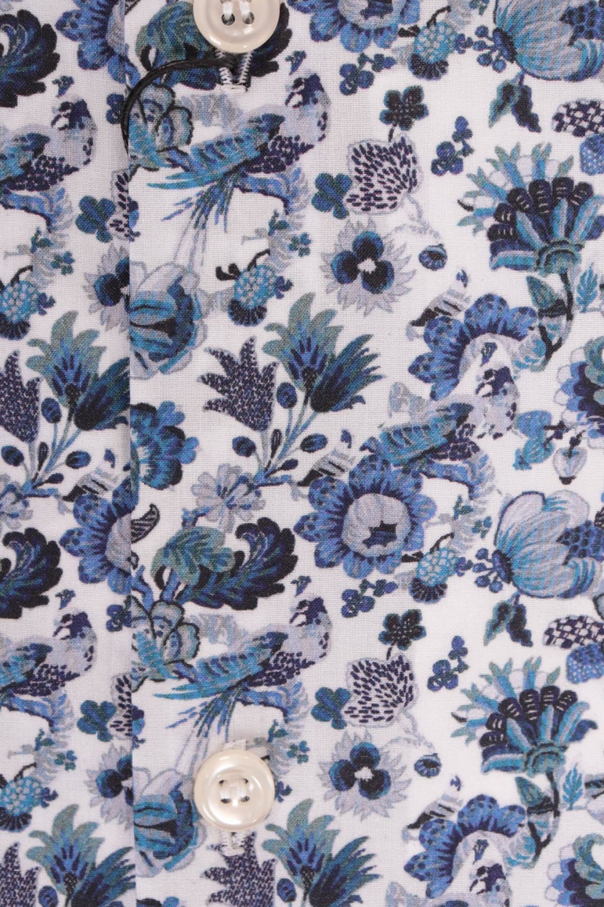 SELECTED ΠΟΥΚΑΜΙΣΟ FLORAL SLHSLIMPEN-DANNY ΜΠΛΕ