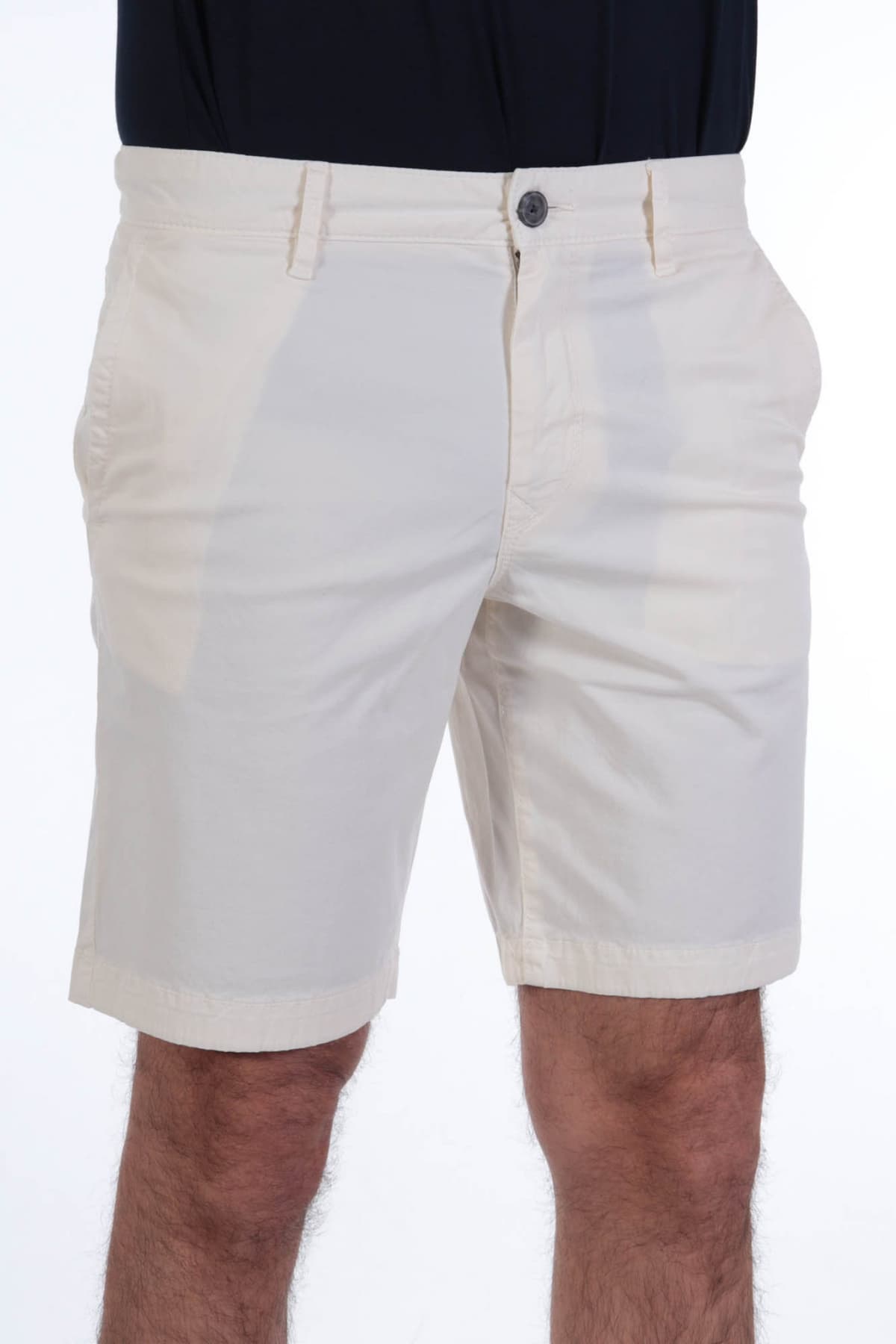 BOSS ΒΕΡΜΟΥΔΑ SCHINO SLIM FIT ΥΠΟΛΕΥΚΟ