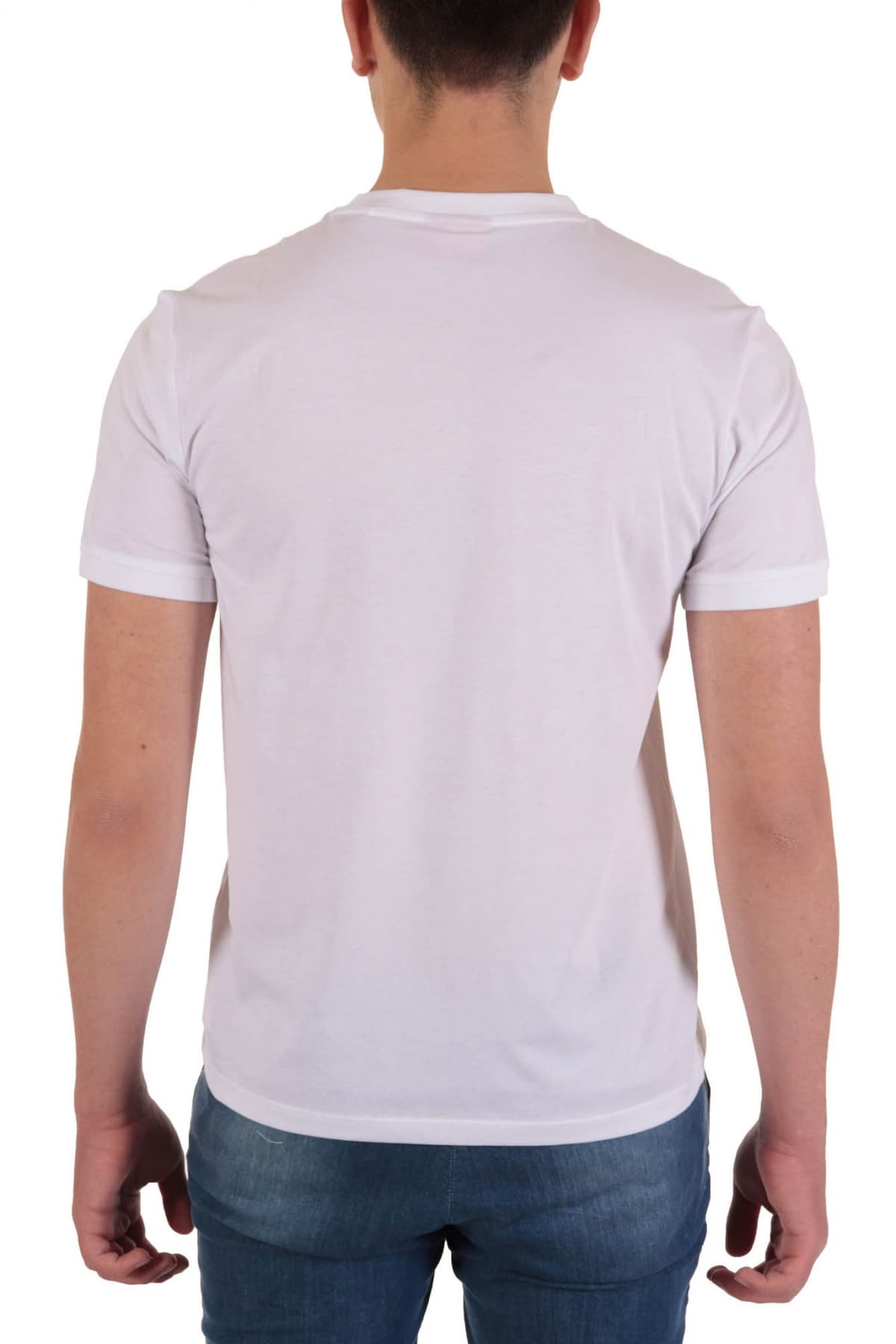 HUGO T-SHIRT DIRAGOLINO212 LOGO ΛΕΥΚΟ