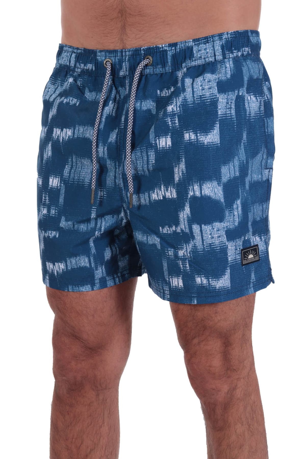 SUPERDRY ΜΑΓΙΩ GRAFTER SWIM SHORT ΜΠΛΕ ΡΑΦ