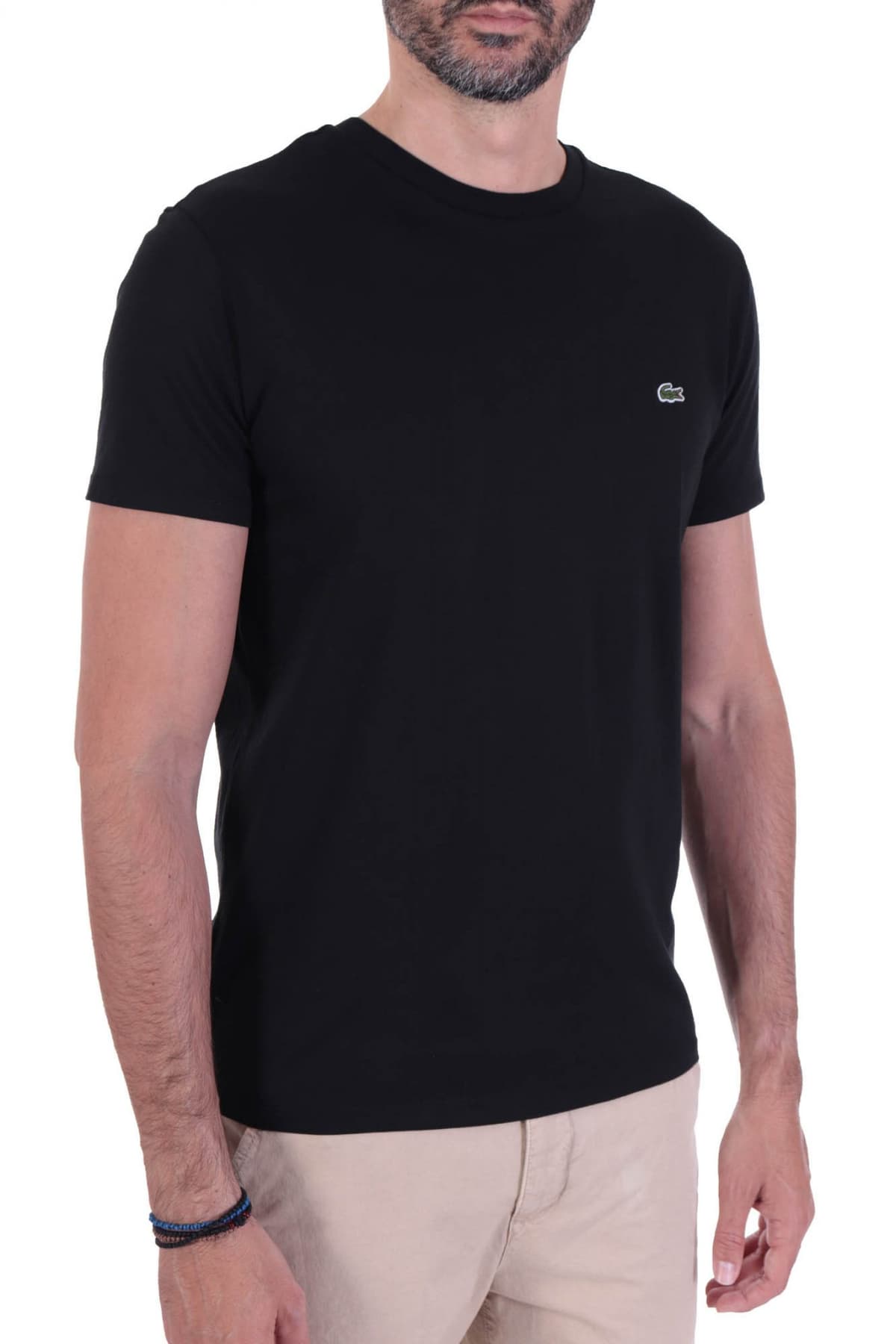 Men's T-Shirts Lacoste Black