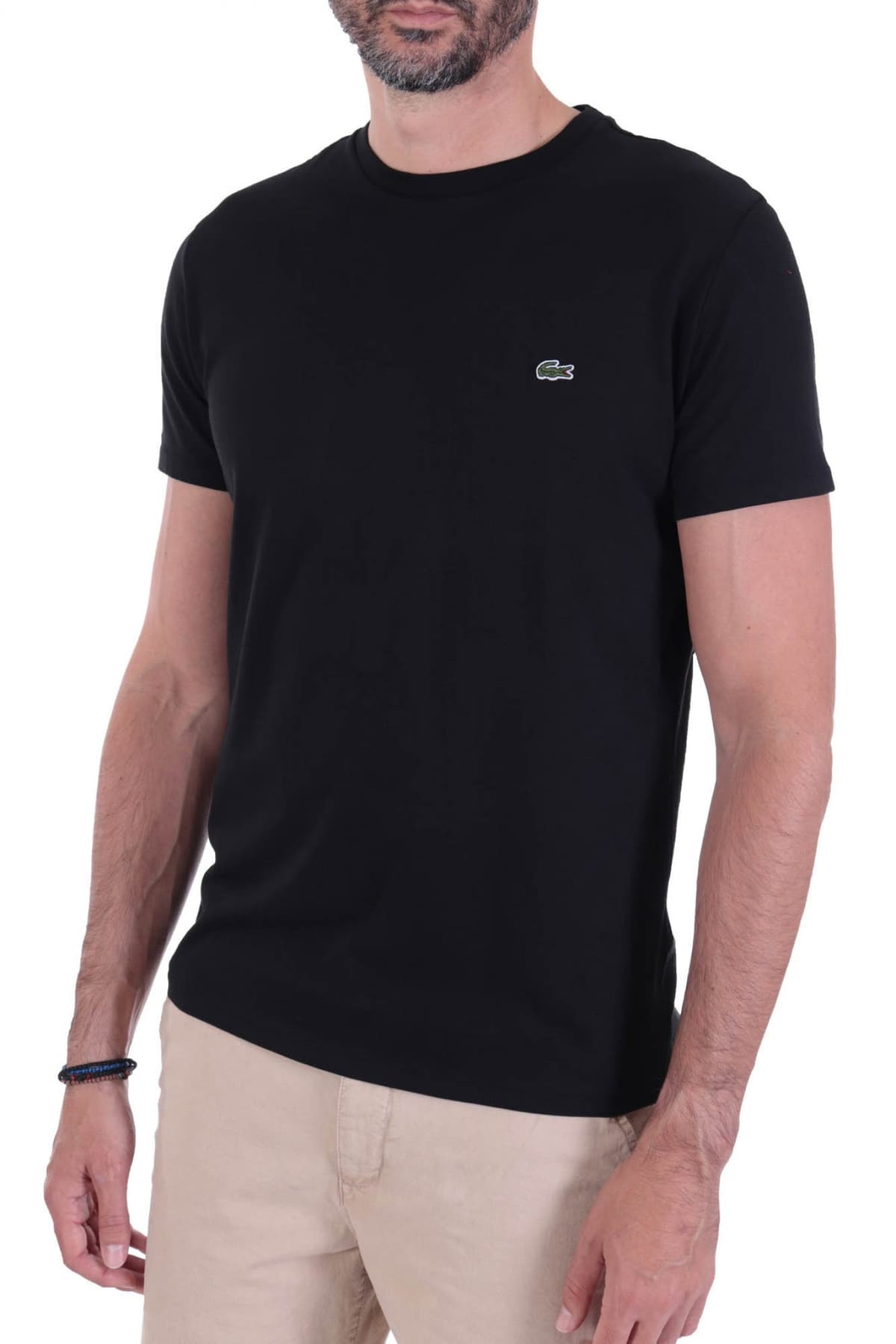 Men's T-Shirts Lacoste Black