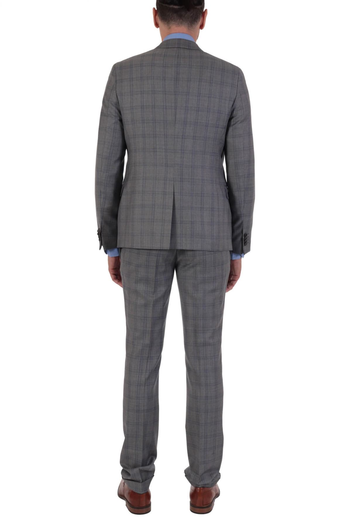 TOM FRANK ΚΟΣΤΟΥΜΙ ΚΑΡΩ MAD 1 SUPER 130S REDA ΓΚΡΙ-ΜΠΛΕ