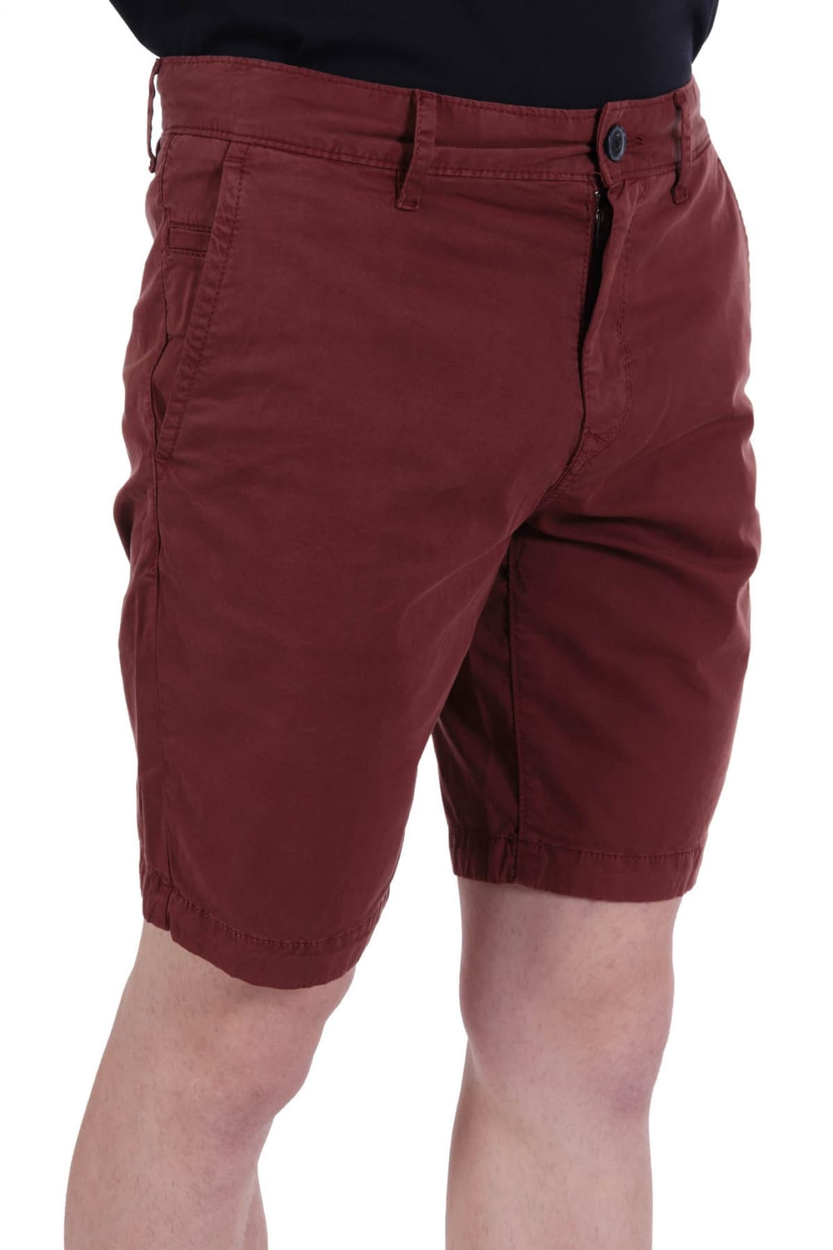 BOSS CASUAL ΒΕΡΜΟΥΔΑ SCHINO SLIM FIT ΚΕΡΑΜΙΔΙ