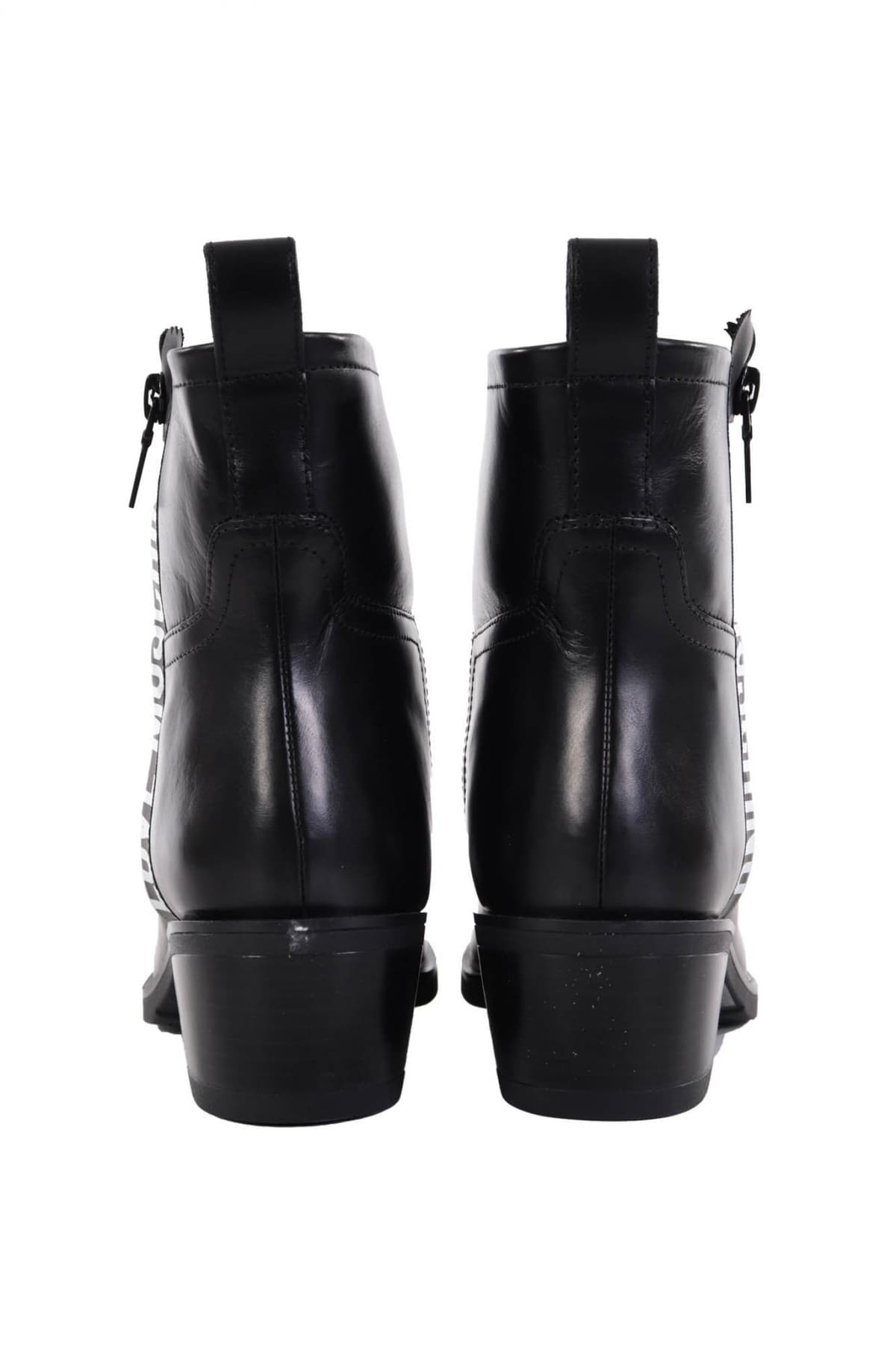 LOVE MOSCHINO ΠΑΠΟΥΤΣΙΑ ΜΠΟΤΑΚΙΑ SCA.NOD.TEXAN050 NAPPA ΜΑΥΡΟ