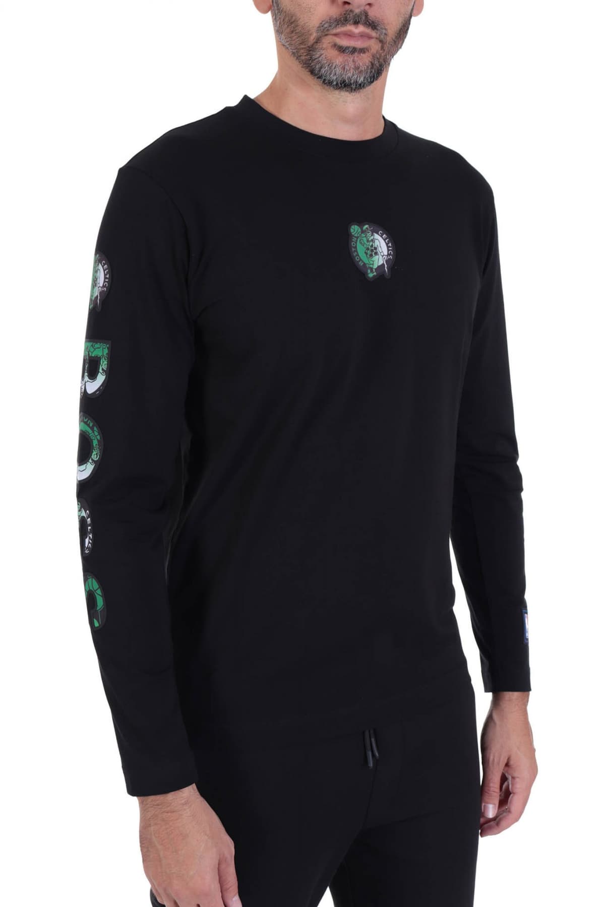 BOSS T-SHIRT THREESIXTY_2 NBA CAPSULE BOSTON CELTICS ΜΑΥΡΟ