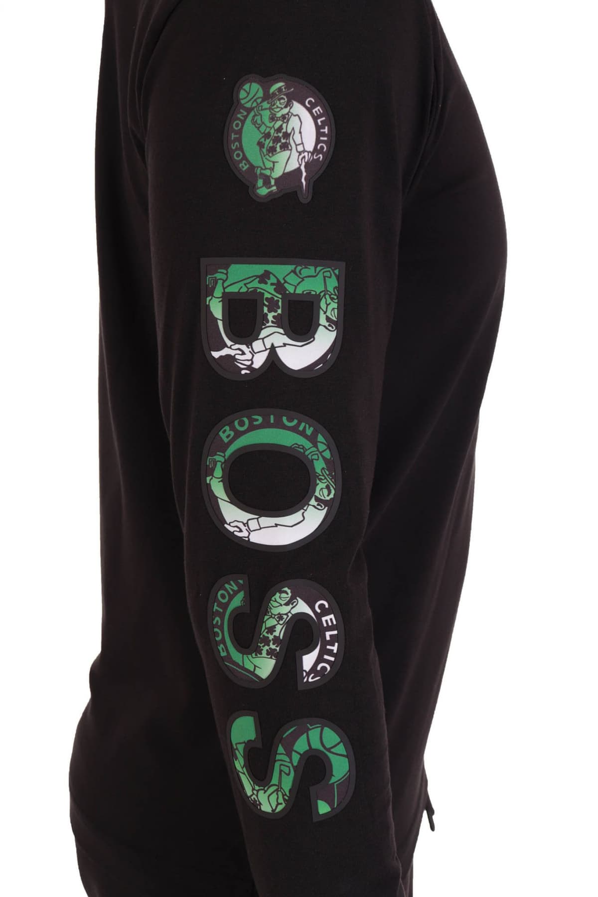 BOSS T-SHIRT THREESIXTY_2 NBA CAPSULE BOSTON CELTICS ΜΑΥΡΟ