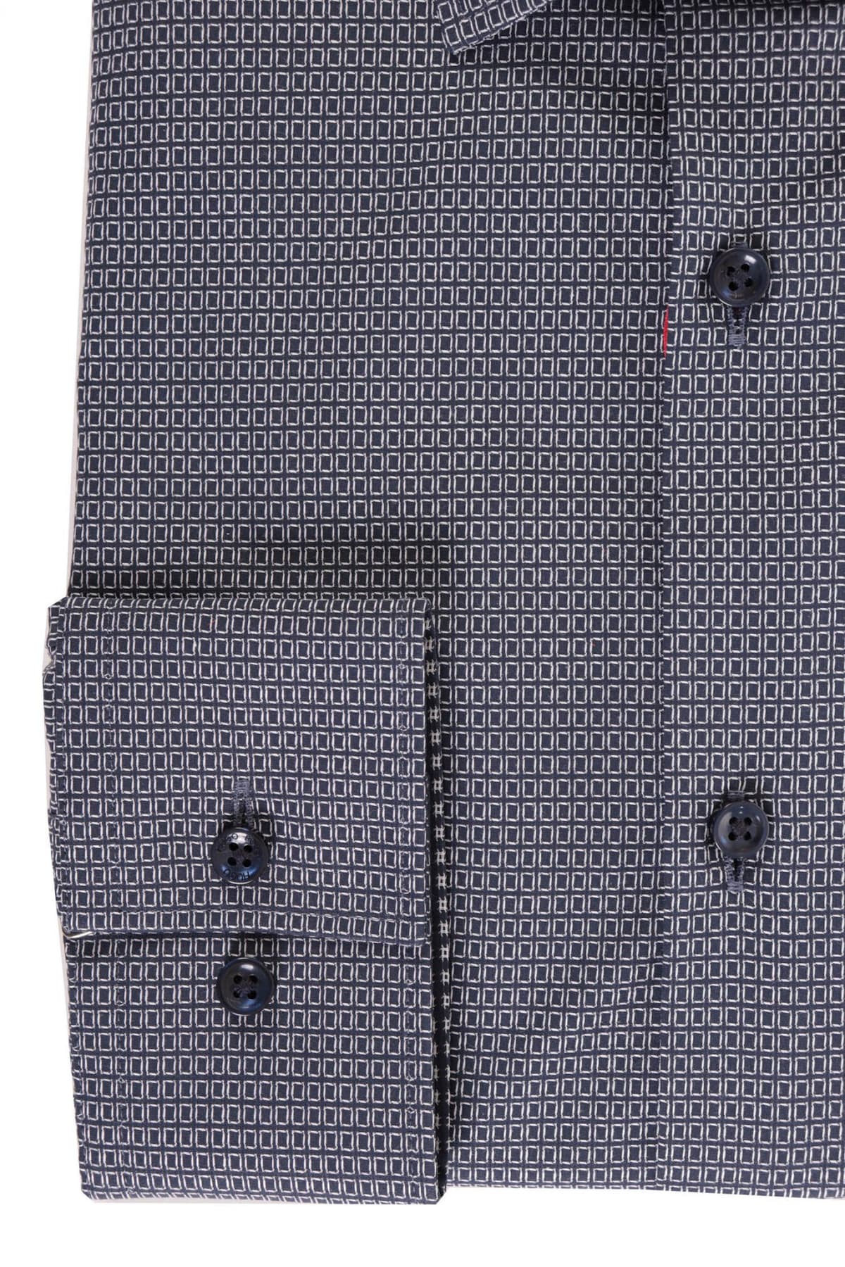 HUGO ΠΟΥΚΑΜΙΣΟ KOEY SLIM FIT ΜΙΚΡΟΣΧΕΔΙΟ ΜΠΛΕ