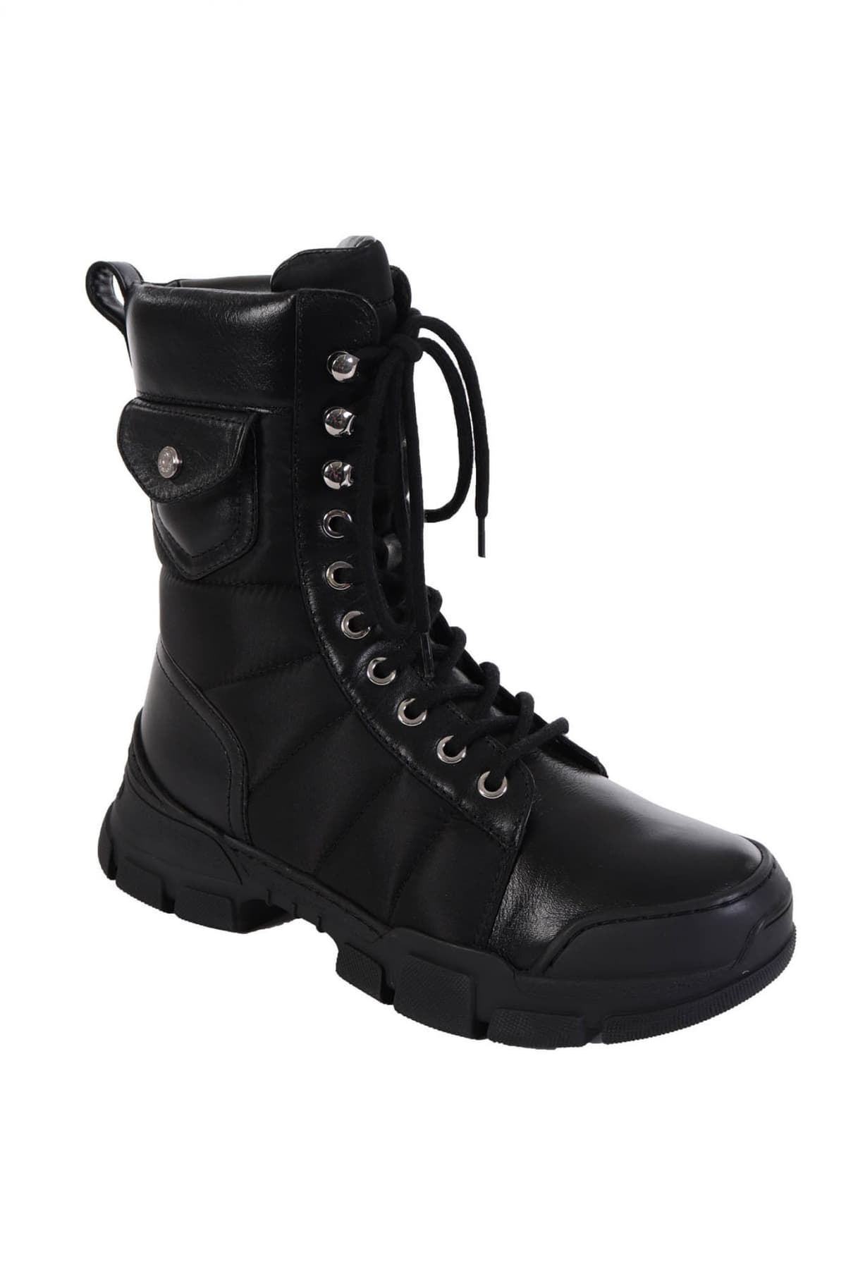 LOVE MOSCHINO ΠΑΠΟΥΤΣΙΑ SNEAKERD.TREK45 VIT ΜΑΥΡΟ