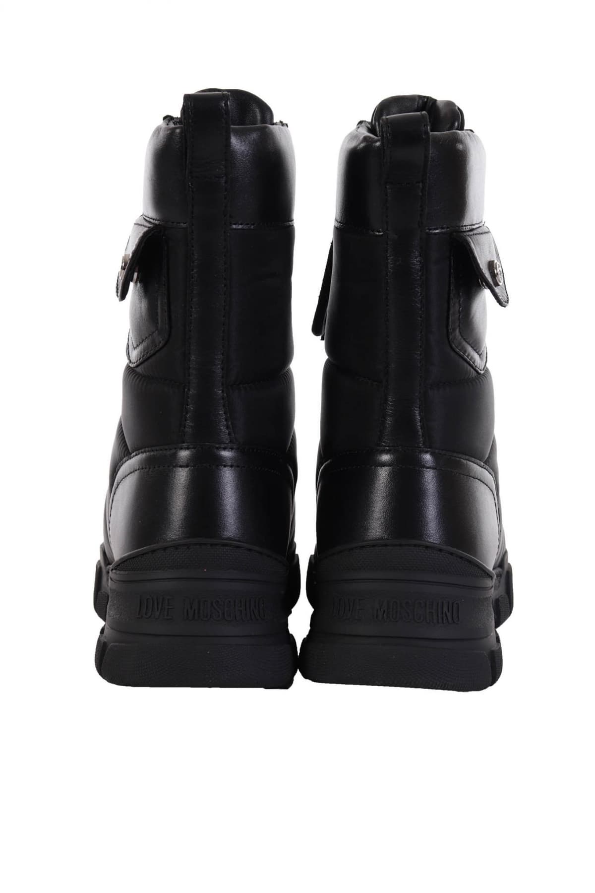 LOVE MOSCHINO ΠΑΠΟΥΤΣΙΑ SNEAKERD.TREK45 VIT ΜΑΥΡΟ