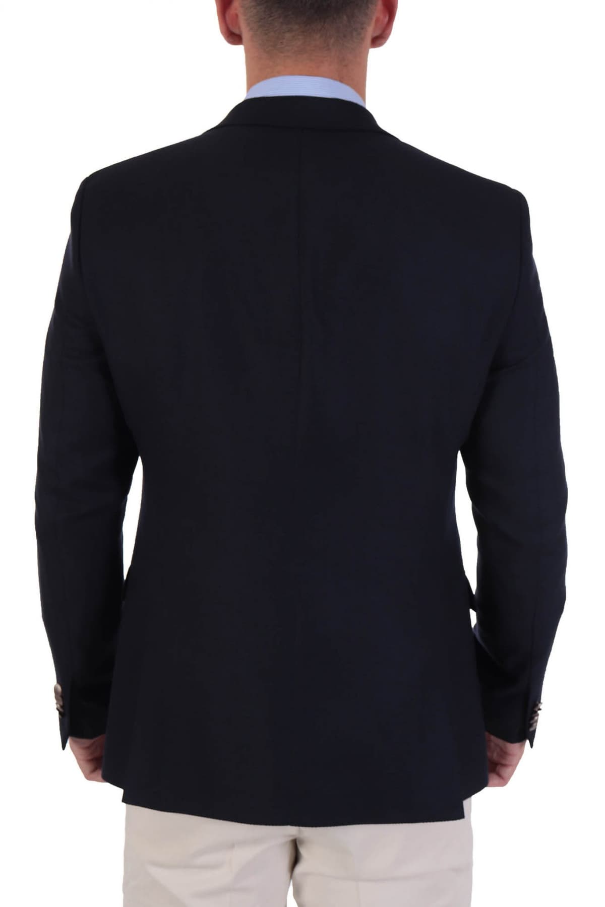 TOM FRANK ΣΑΚΑΚΙ ΜΙΚΡΟΣΧΕΔΙΟ SUPER 130S REDA 1865 CF-ITALY ΜΠΛΕ