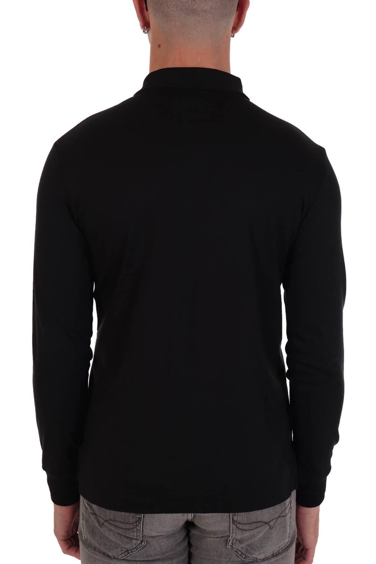 RALPH LAUREN POLO CUSTOM SLIM FIT ΜΑΥΡΟ