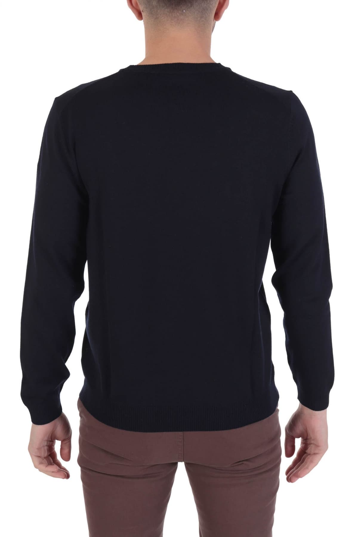 BOSS ΠΛΕΚΤΟ ΛΑΙΜΟΚΟΨΗ BAGRITTE REGULAR FIT ΜΠΛΕ