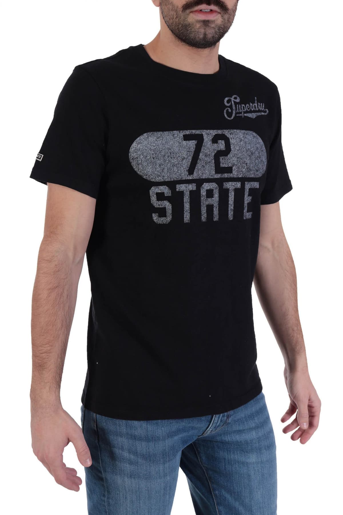 SUPERDRY T-SHIRT BLACK OUT TEE ΜΑΥΡΟ