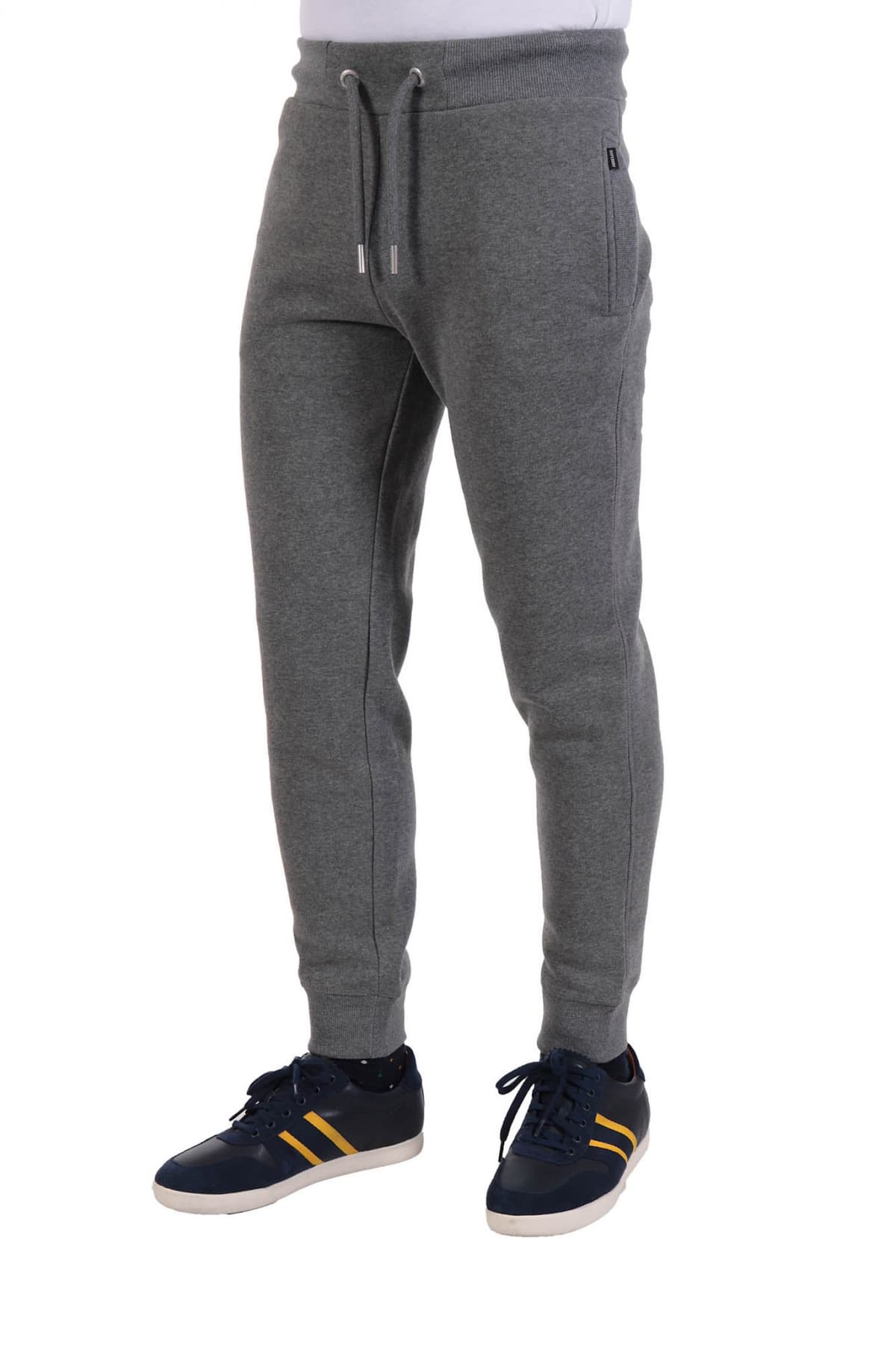 SUPERDRY ΠΑΝΤΕΛΟΝΙ VINTAGE LOGO EMB JOGGER ΓΚΡΙ