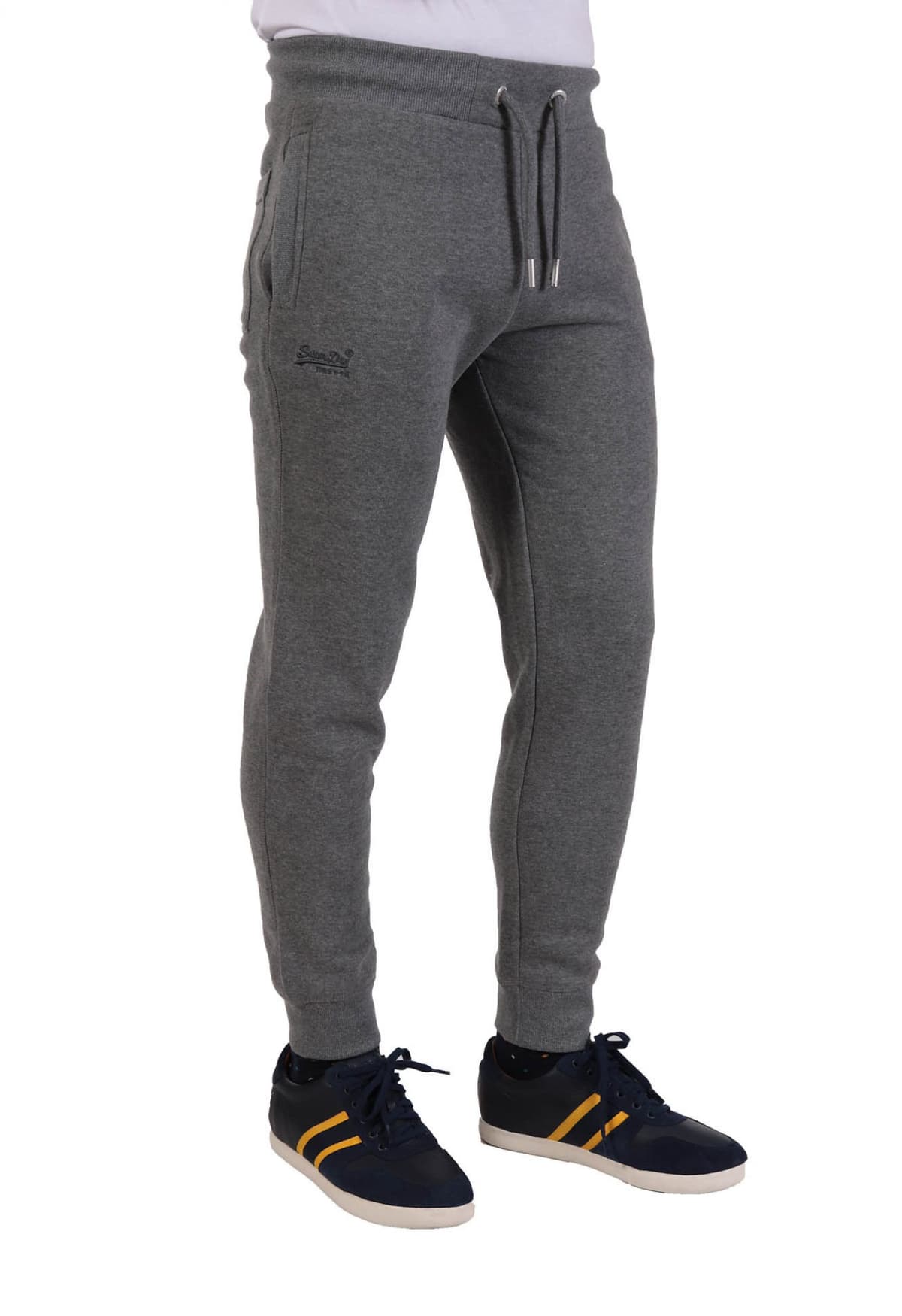 SUPERDRY ΠΑΝΤΕΛΟΝΙ VINTAGE LOGO EMB JOGGER ΓΚΡΙ