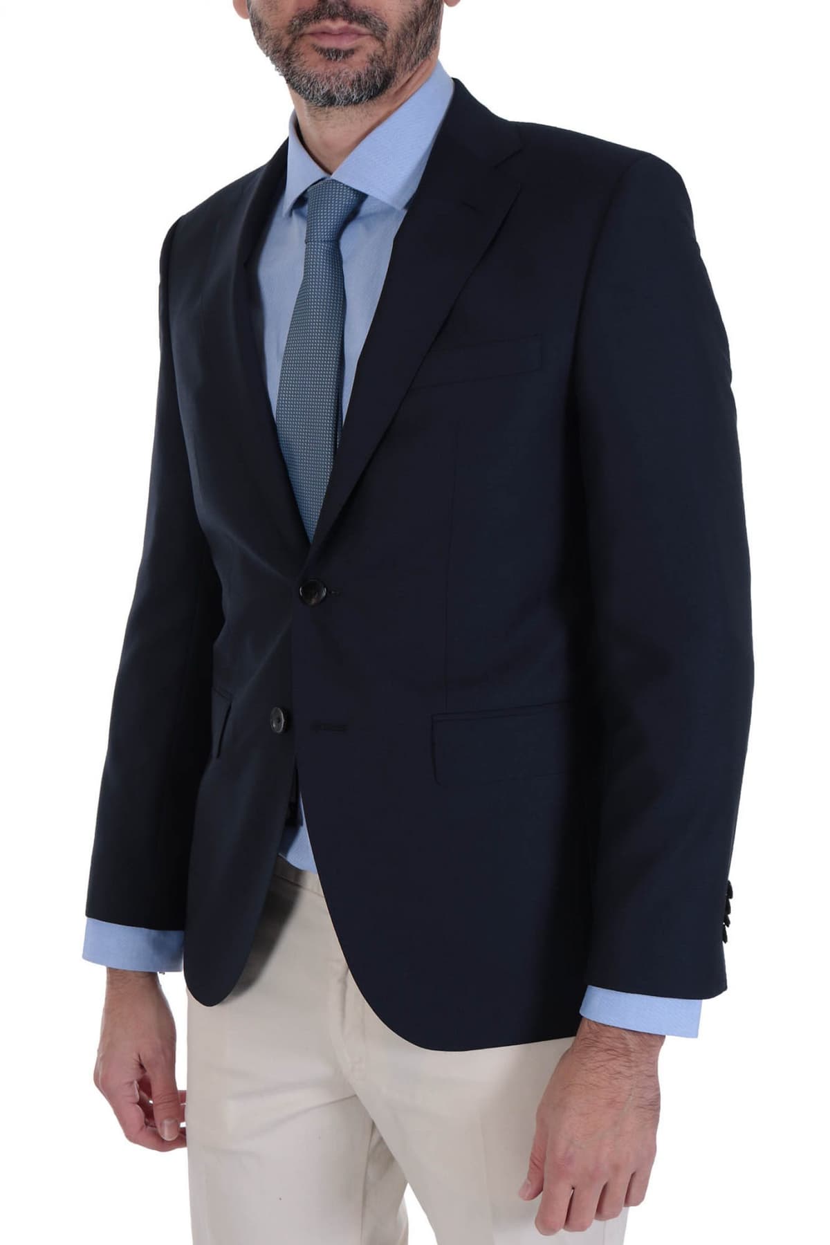 BOSS ΣΑΚΑΚΙ ΚΟΣΤΟΥΜΙΟΥ JECKSON REGULAR FIT ΜΠΛΕ