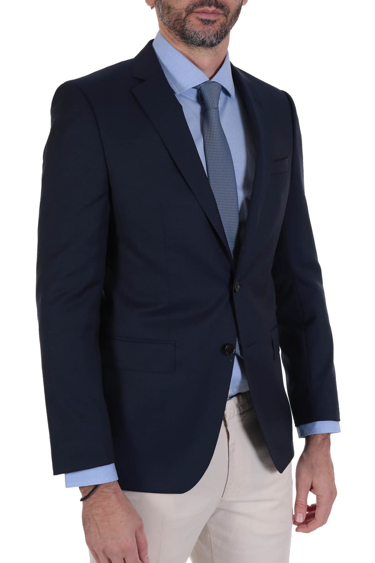 BOSS ΣΑΚΑΚΙ HUGE6 SLIM FIT ΜΠΛΕ