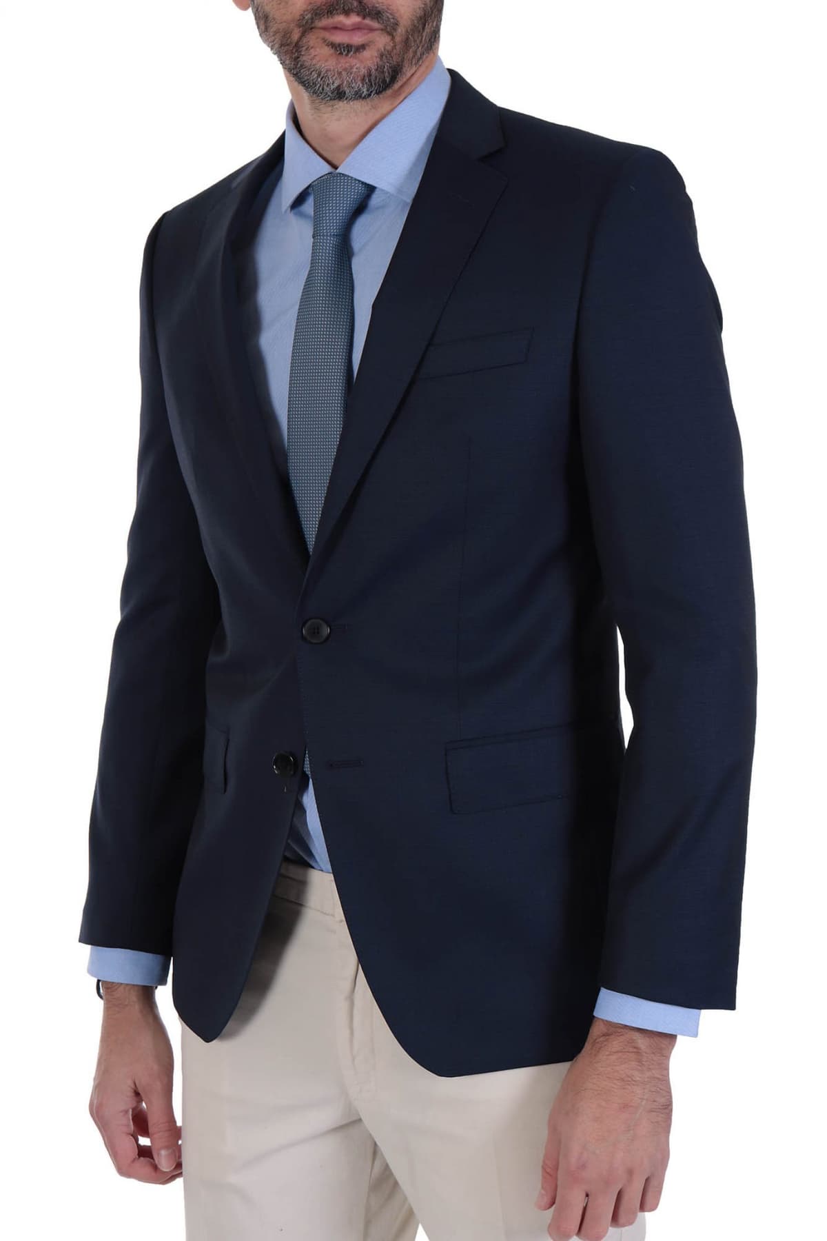 BOSS ΣΑΚΑΚΙ HUGE6 SLIM FIT ΜΠΛΕ