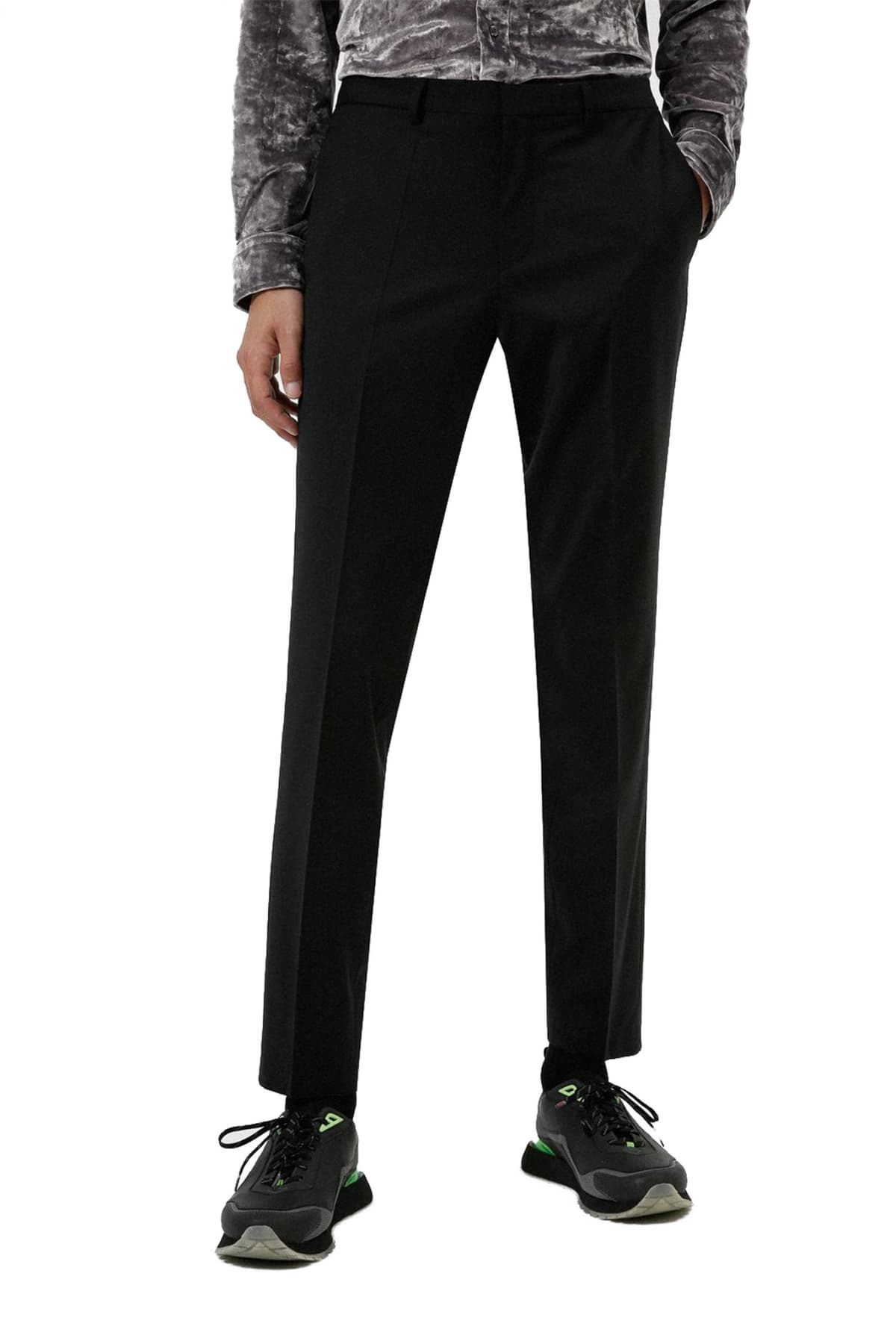 HUGO PERFORMANCE ΚΟΣΤΟΥΜΙ EXTRA SLIM FIT SUPER FLEX ART/HESTEN212X ΜΑΥΡΟ