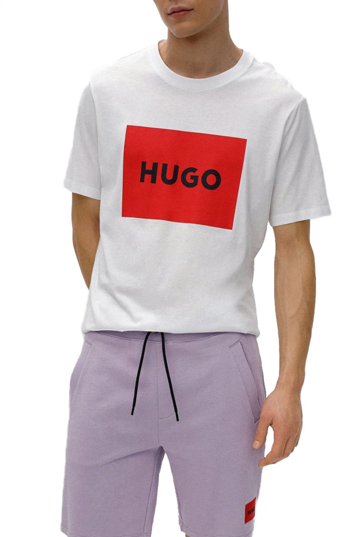 HUGO T-SHIRT DULIVE222 ΛΕΥΚΟ