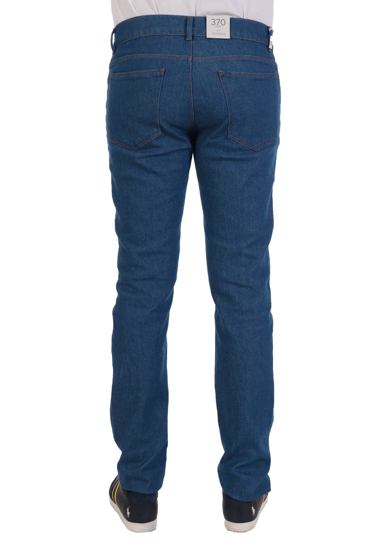 TRUSSARDI JEANS ΠΑΝΤΕΛΟΝΙ JΕΑΝS 370 CLOSE SLIM TAPERED FIT ΜΠΛΕ