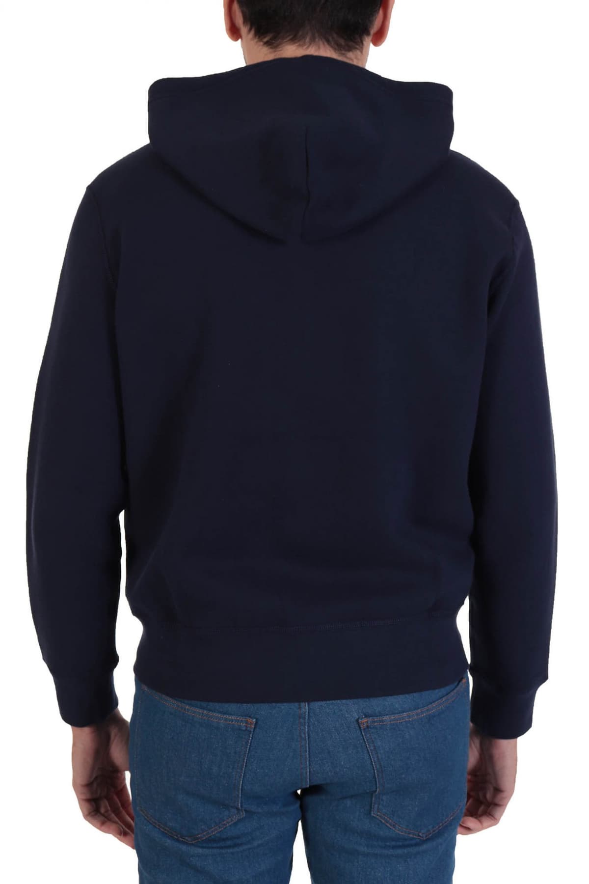 RALPH LAUREN ΦΟΥΤΕΡ FULL ZIP HOOD ΜΠΛΕ