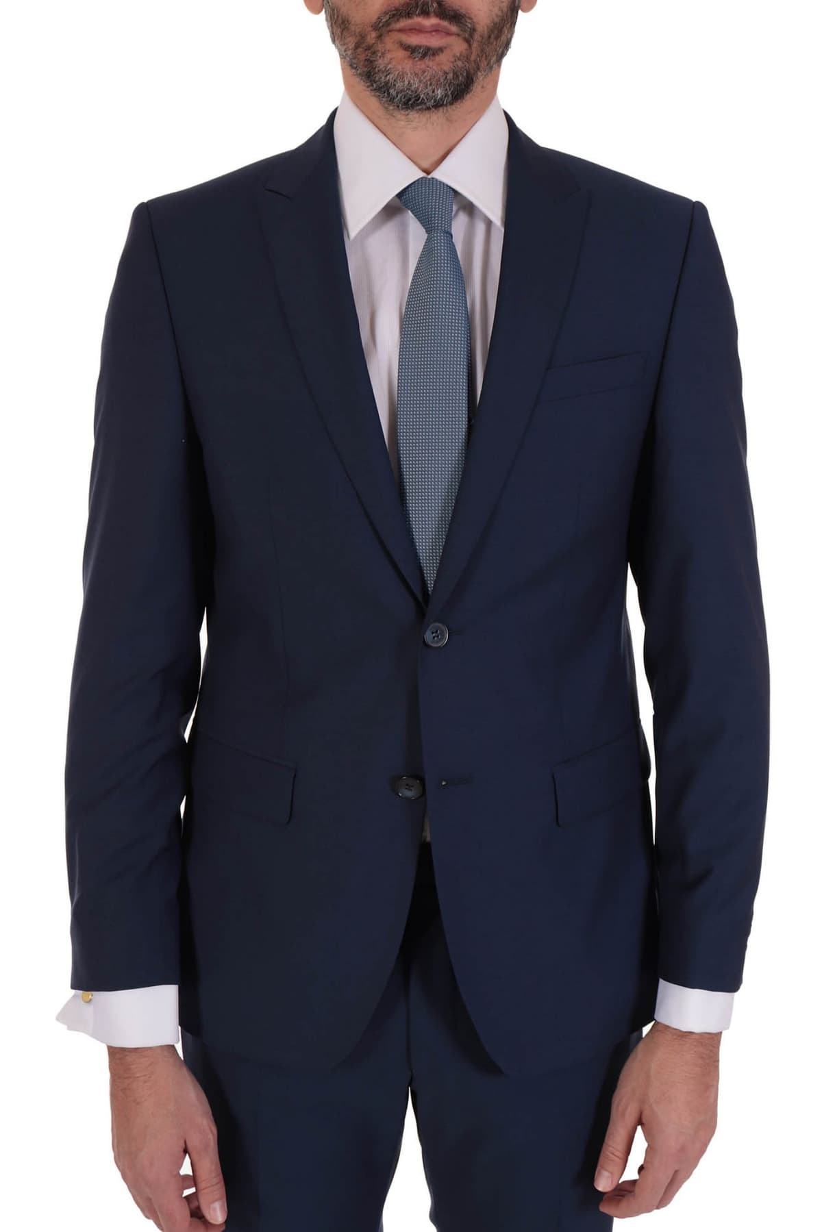 DANIEL HECHTER ΚΟΣΤΟΥΜΙ ΔΙΚΟΥΜΠΟ PEAK LAPEL MODERN FIT ΜΠΛΕ