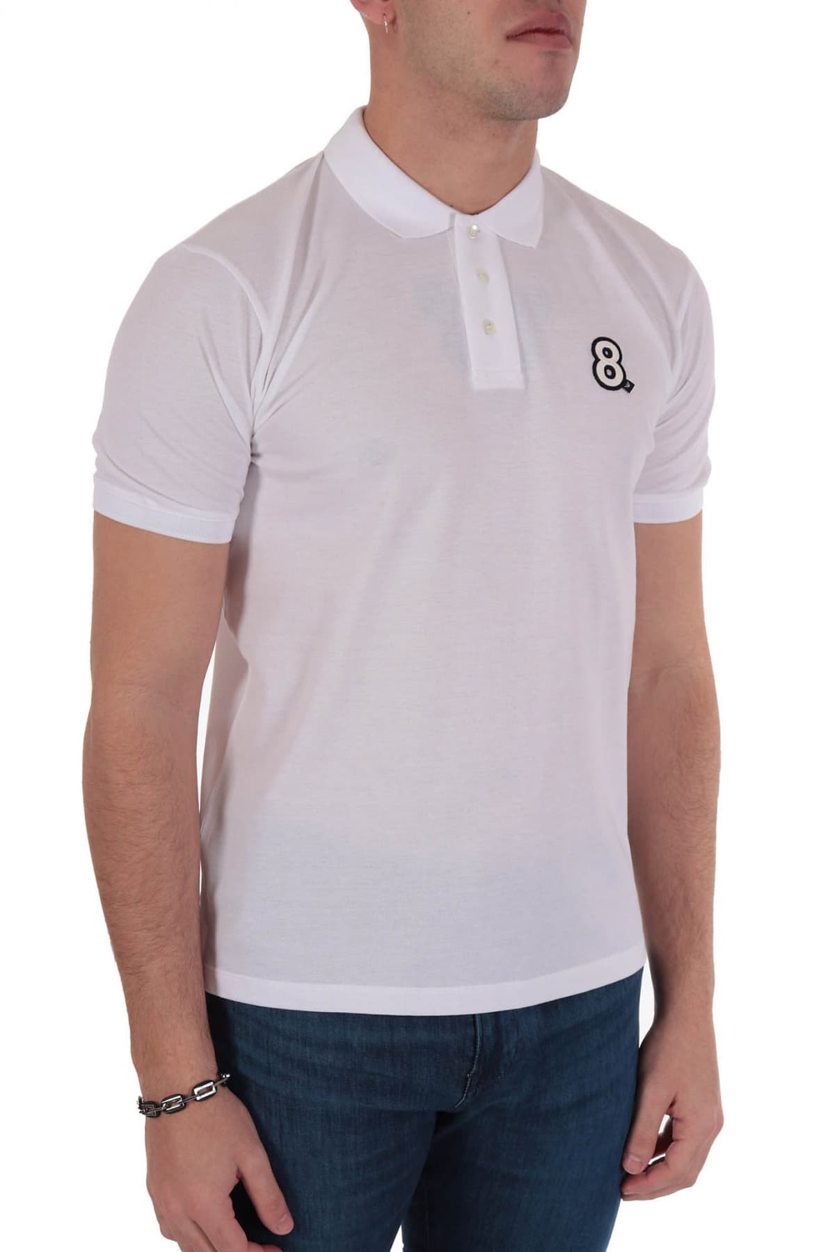 EMPORIO ARMANI POLO LOGO ΛΕΥΚΟ