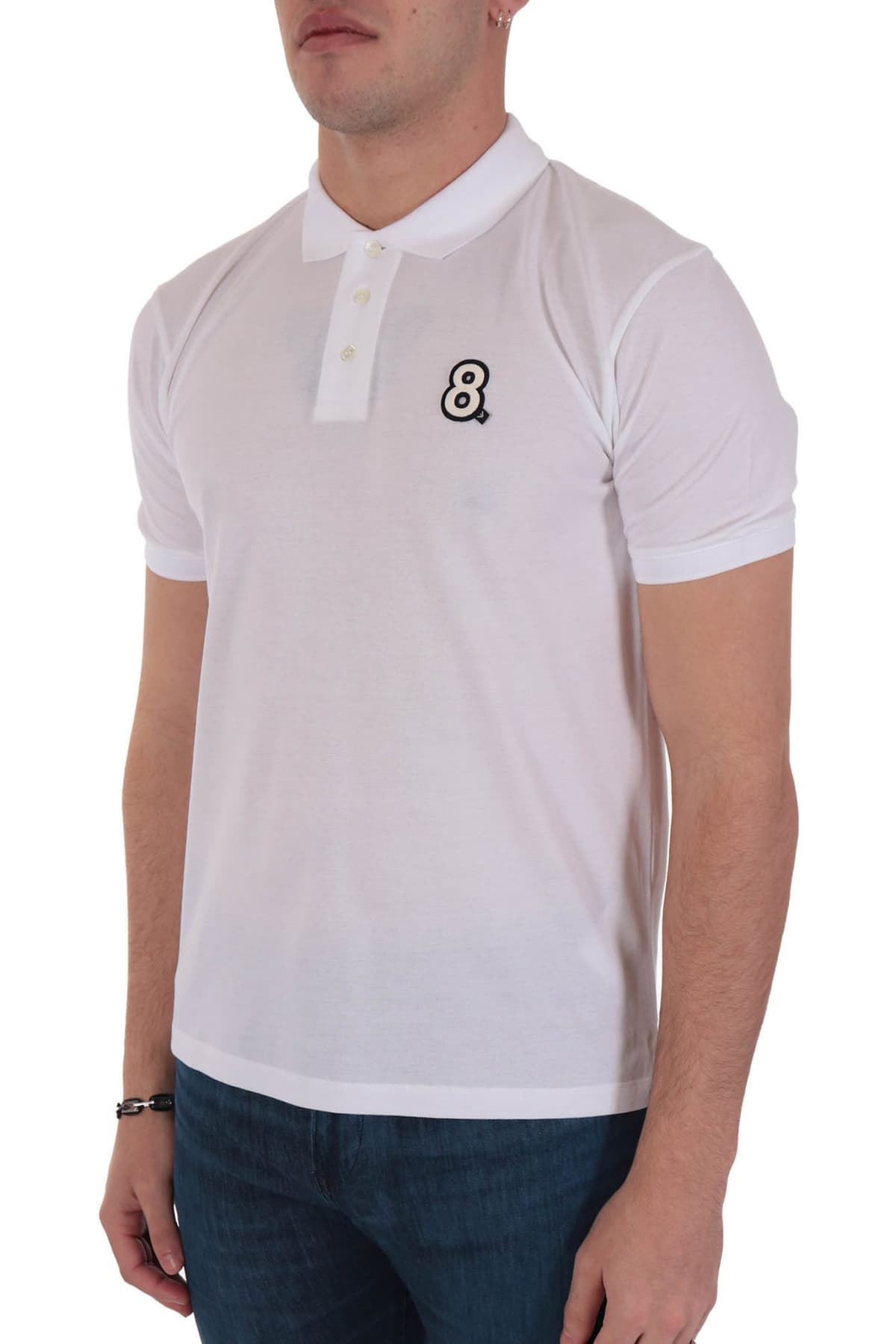 EMPORIO ARMANI POLO LOGO ΛΕΥΚΟ