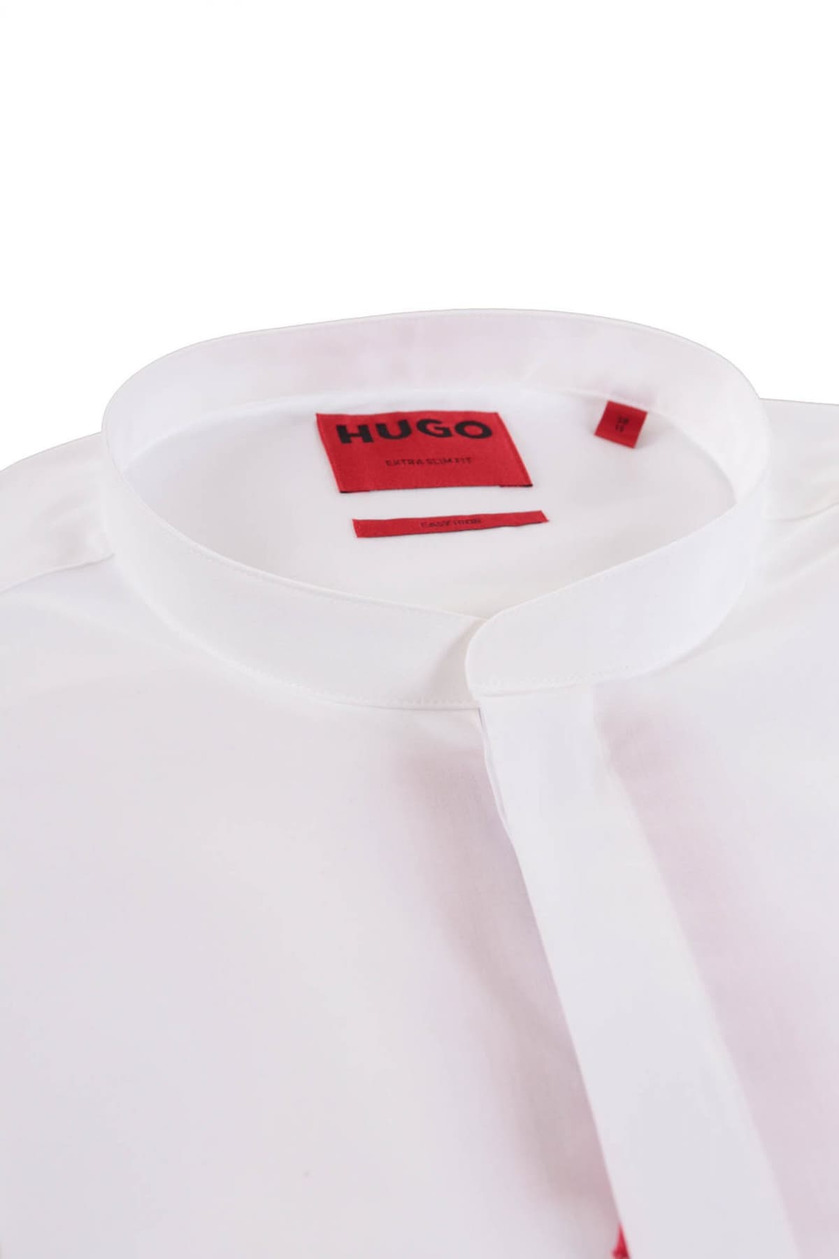 HUGO ΠΟΥΚΑΜΙΣΟ ΜΑΟ EXTRA SLIM FIT ENRIQUE EASY IRON ΛΕΥΚΟ