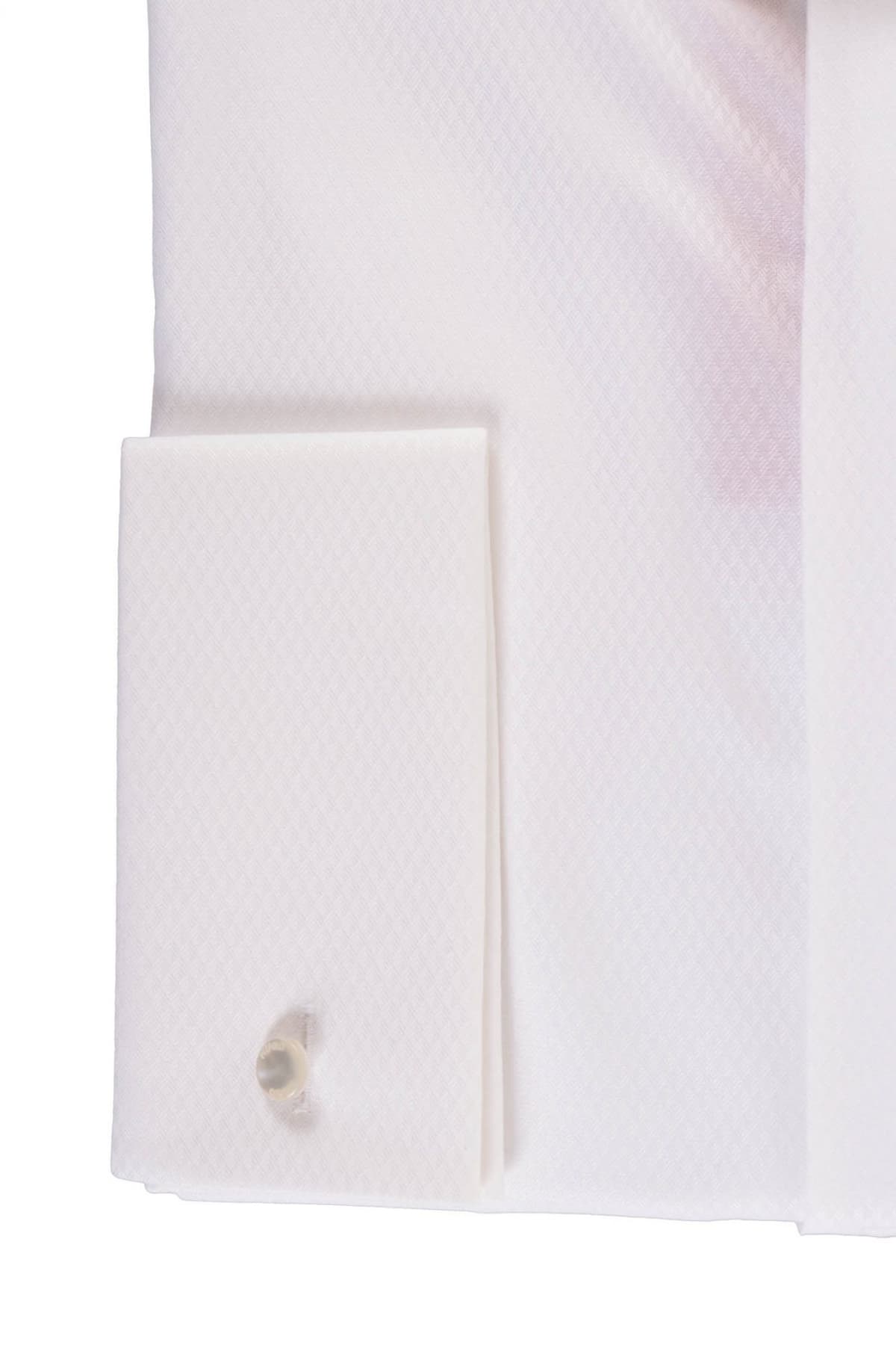 HUGO ΠΟΥΚΑΜΙΣΟ ΜΕ ΔΙΠΛΗ ΜΑΝΣΕΤΑ ΜΙΚΡΟΣΧΕΔΙΟ EXTRA SLIM FIT ΕJINAR ΛΕΥΚΟ