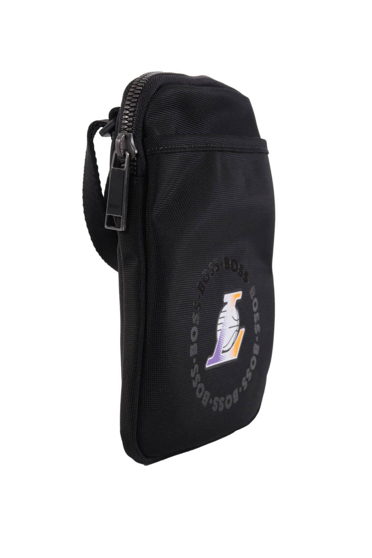 BOSS ΤΣΑΝΤΑΚΙ CROSS BODY PHONE POUCH LAKERS ΜΑΥΡΟ