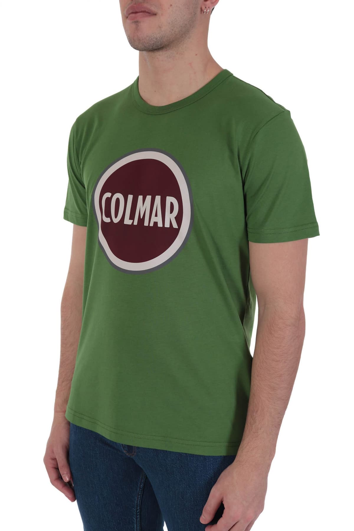 COLMAR T-SHIRT FRIDA REGULAR FIT BIG LOGO ΠΡΑΣΙΝΟ
