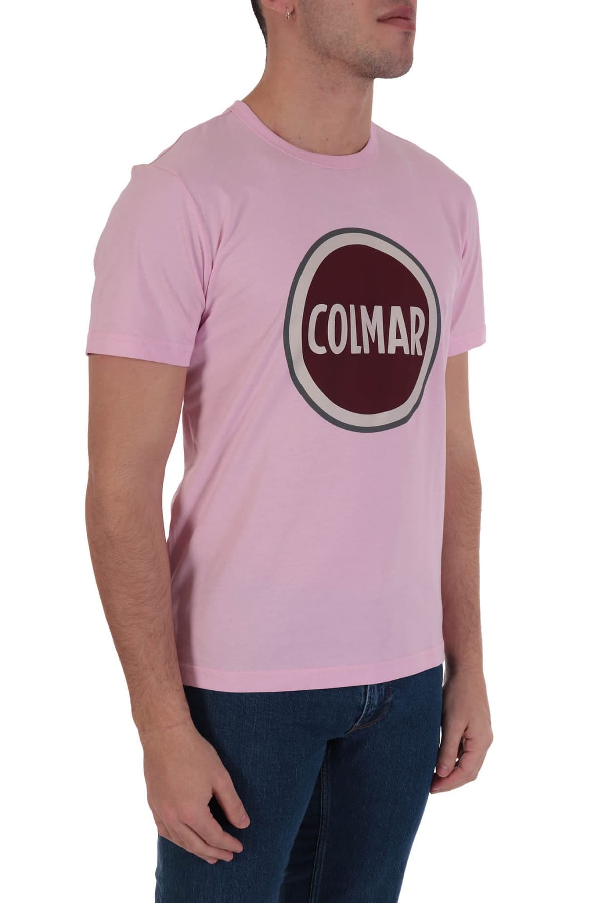 COLMAR T-SHIRT FRIDA REGULAR FIT BIG LOGO ΡΟΖ