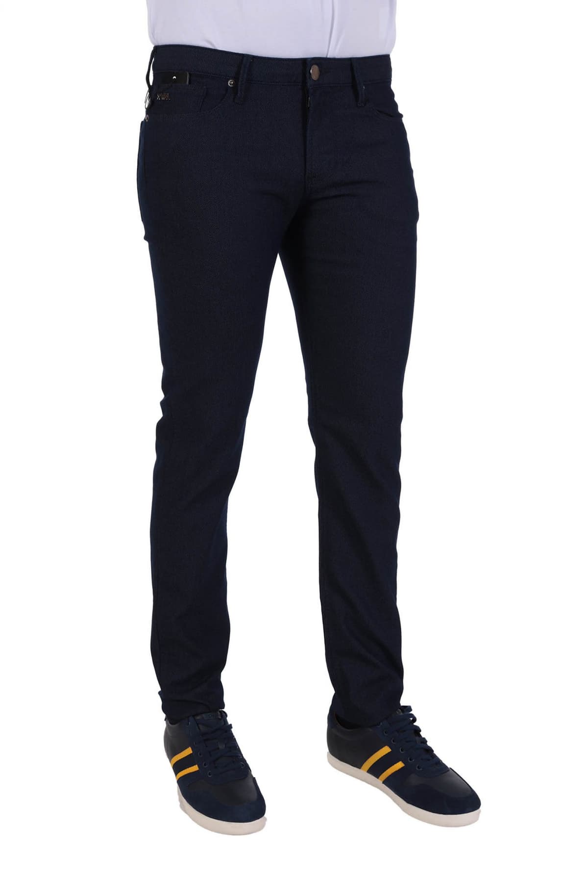EMPORIO ARMANI ΠΑΝΤΕΛΟΝΙ 5ΤΣΕΠΟ ΜΙΚΡΟΣΧΕΔΙΟ J06 SLIM FIT ΜΠΛΕ