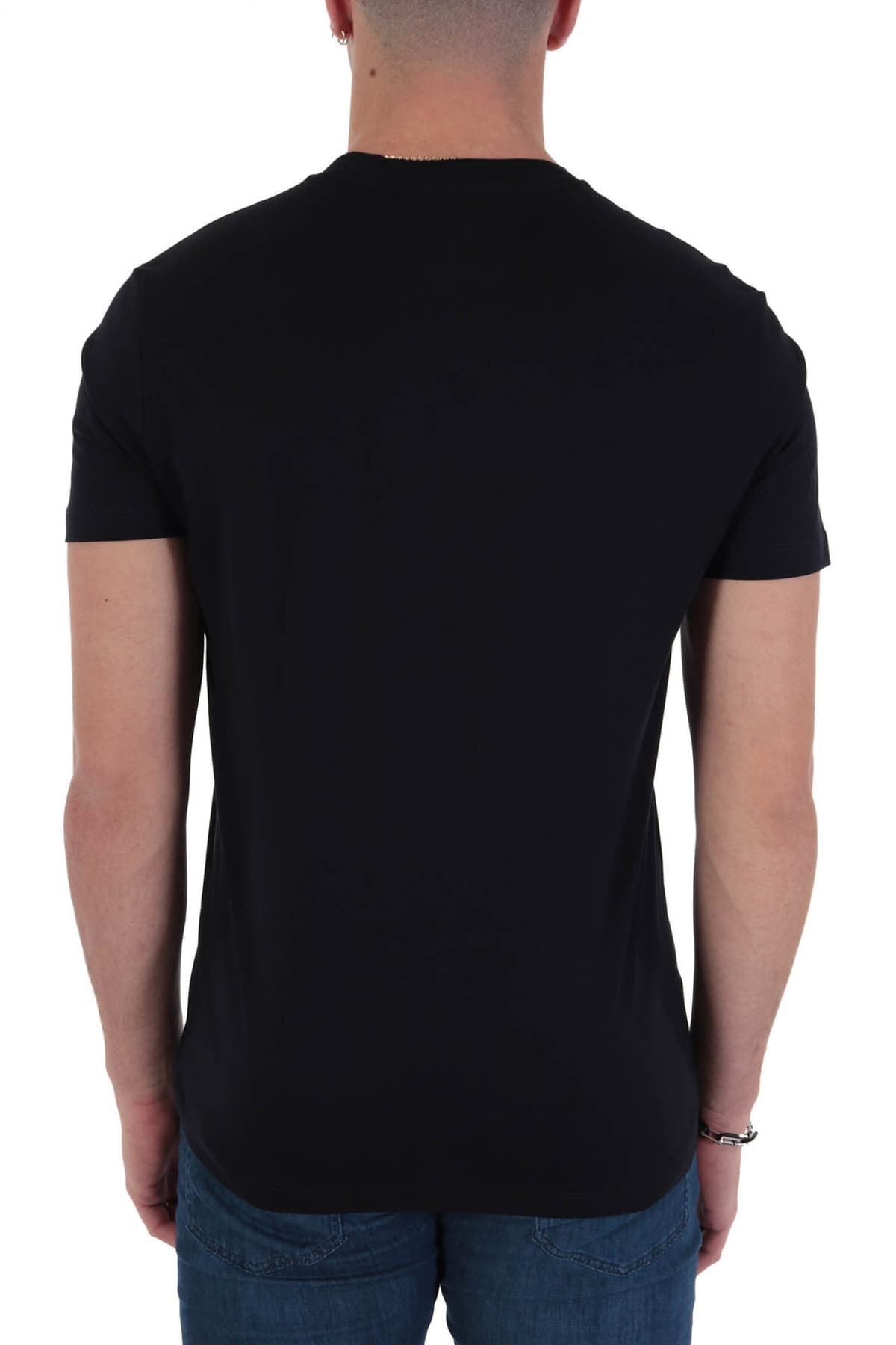 EMPORIO ARMANI T-SHIRT LOGO ΜΠΛΕ