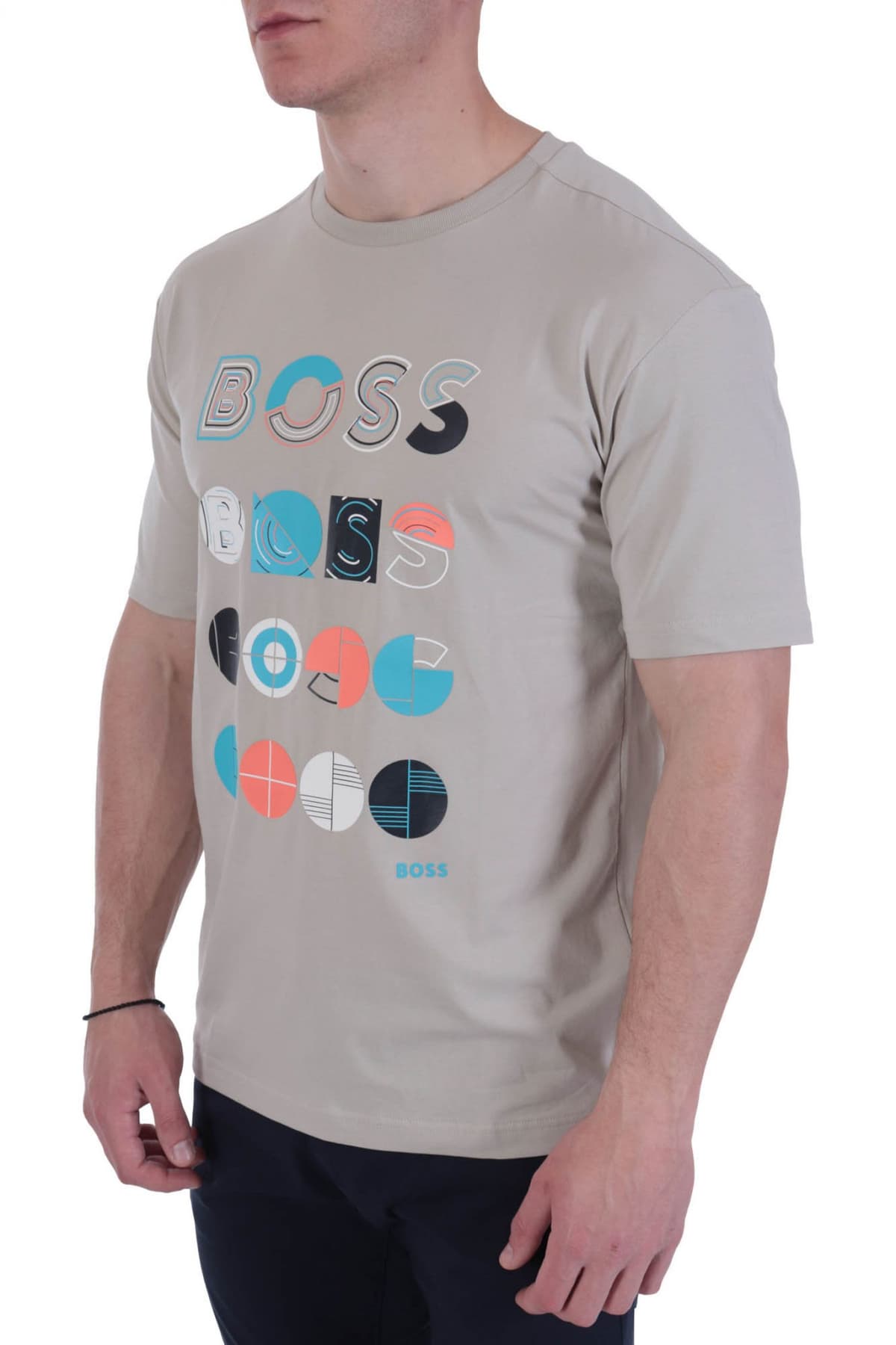 BOSS ATHLEISURE T-SHIRT TEE 3 ΜΠΕΖ