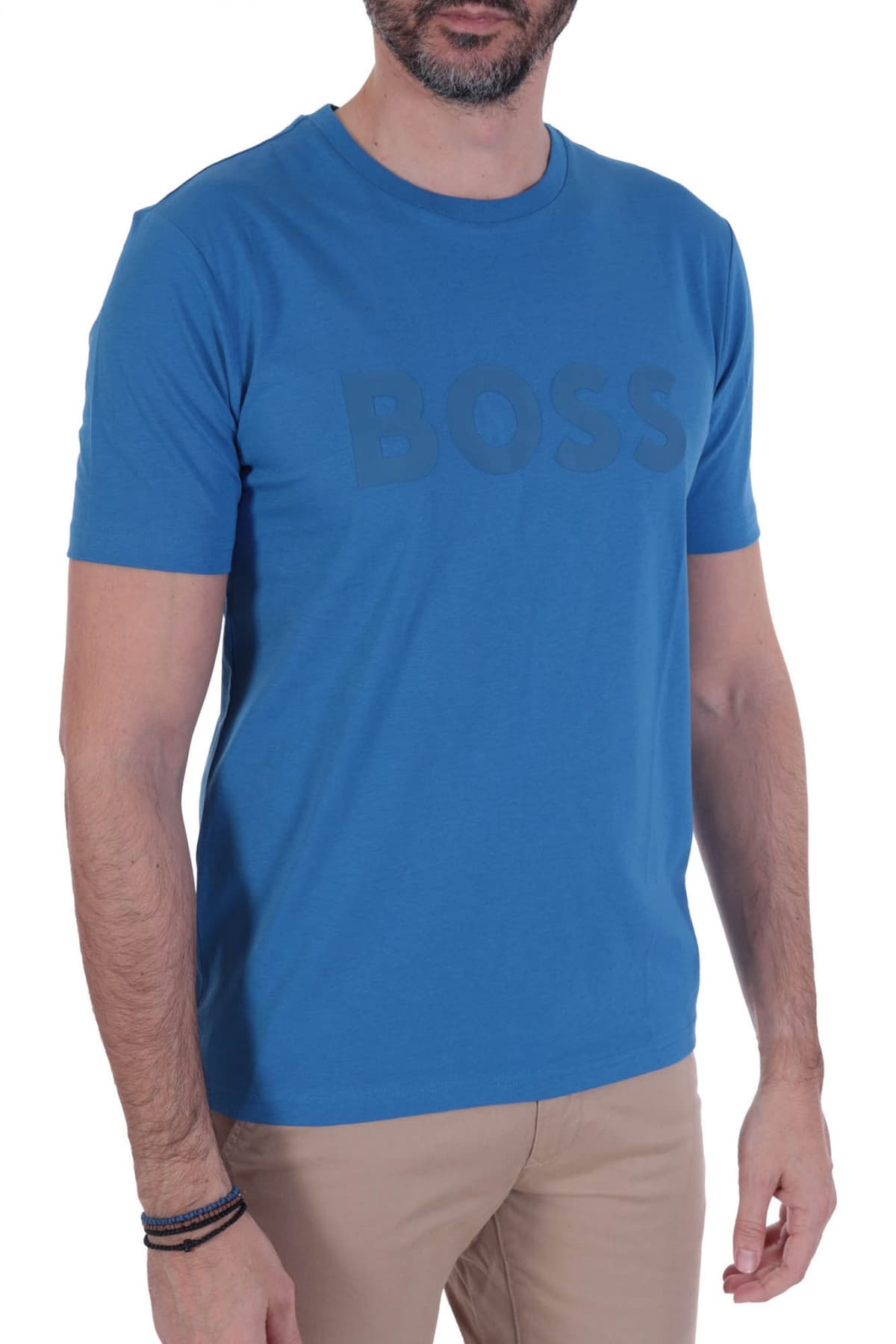 BOSS T-SHIRT TIBURT 272 ΡΟΥΑ ΜΠΛΕ