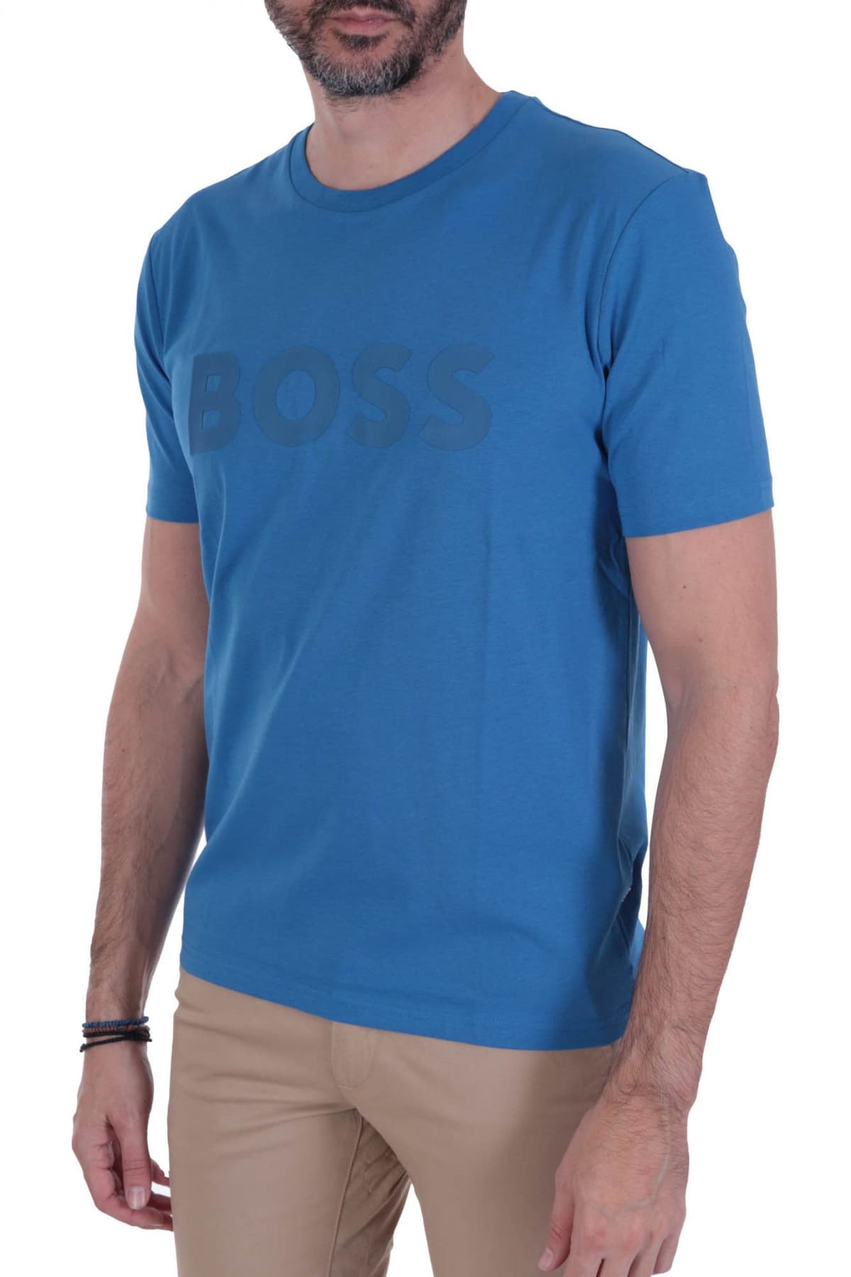 BOSS T-SHIRT TIBURT 272 ΡΟΥΑ ΜΠΛΕ