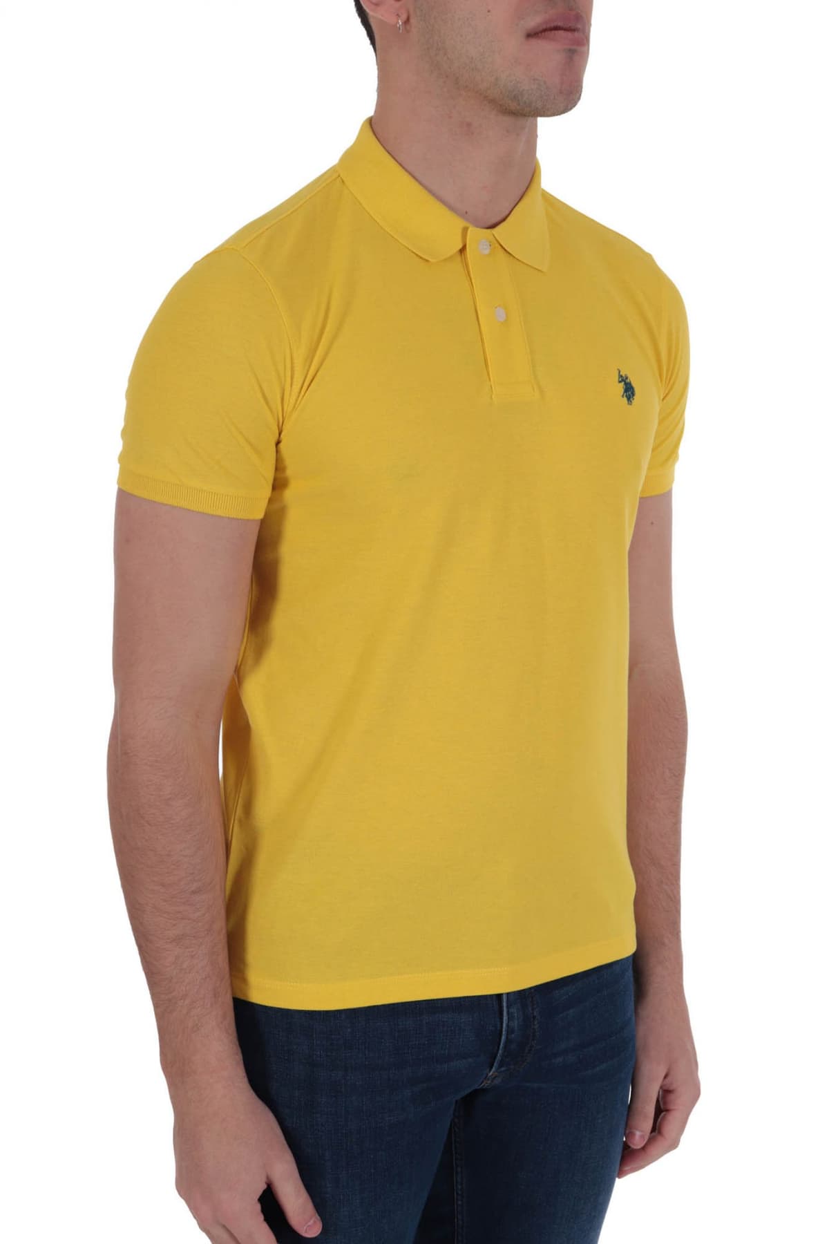 U.S. POLO ASSN POLO KING LOGO ΚΙΤΡΙΝΟ