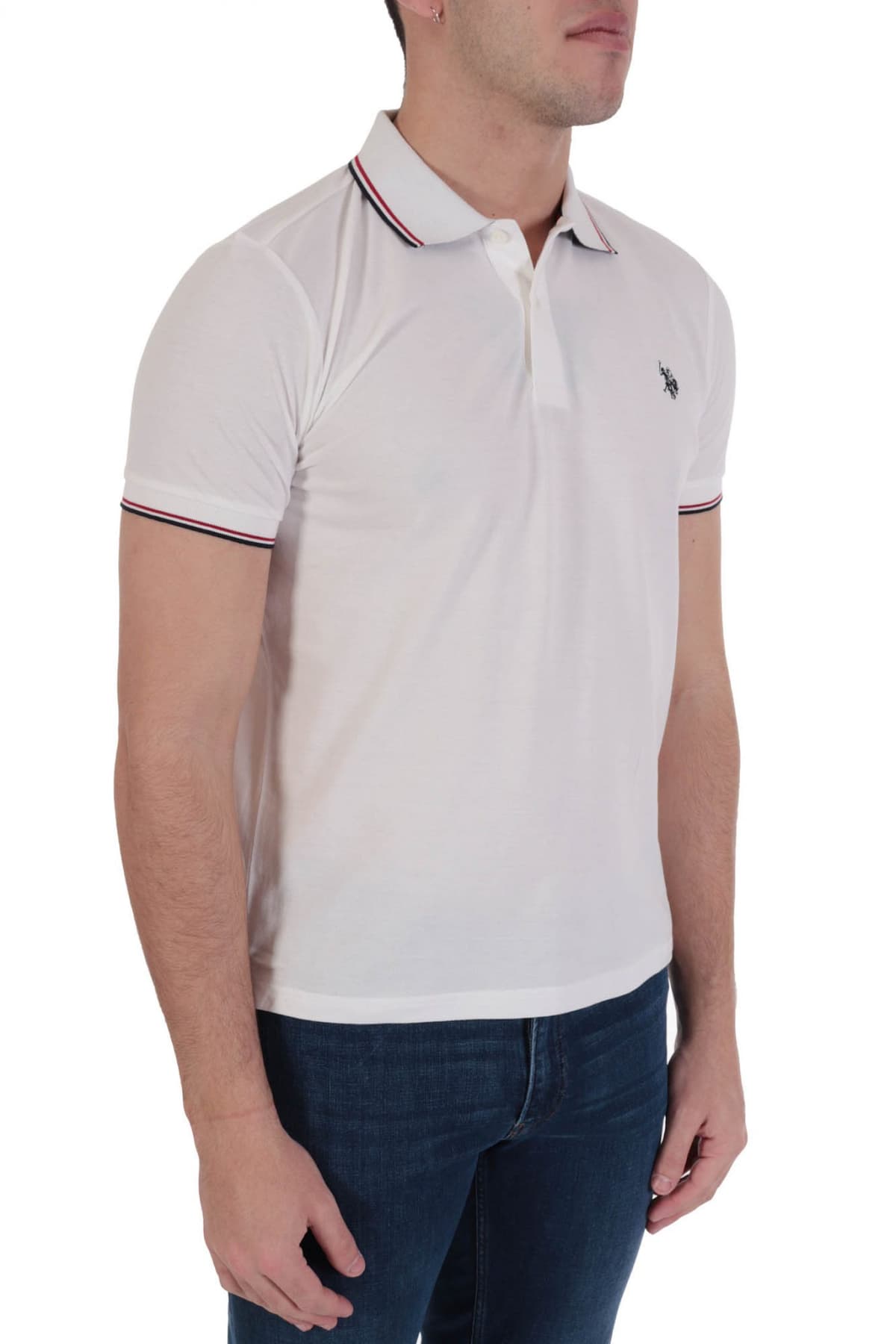 U.S. POLO ASSN POLO LORN LOGO ΛΕΥΚΟ