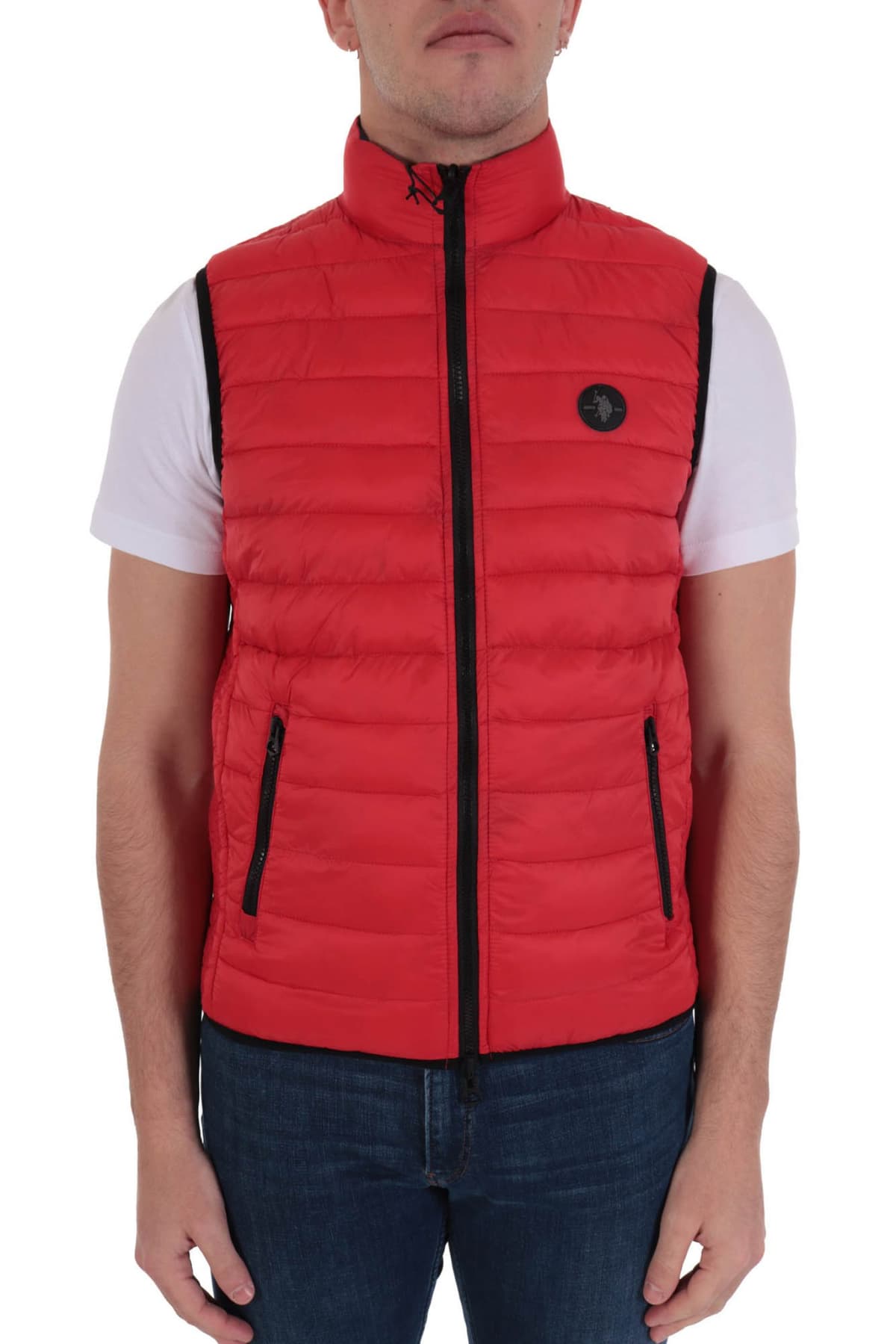 U.S. POLO ASSN ΜΠΟΥΦΑΝ ΑΜΑΝΙΚΟ REVERSIBLE CODY ΚΟΚΚΙΝΟ-ΜΠΛΕ