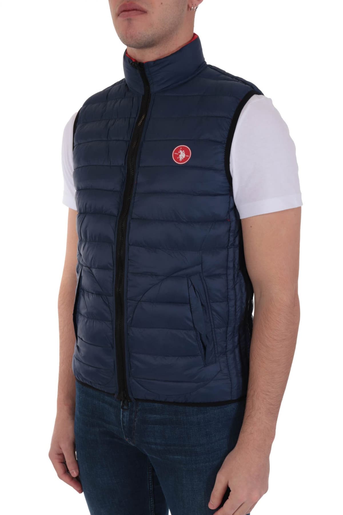 U.S. POLO ASSN ΜΠΟΥΦΑΝ ΑΜΑΝΙΚΟ REVERSIBLE CODY ΚΟΚΚΙΝΟ-ΜΠΛΕ